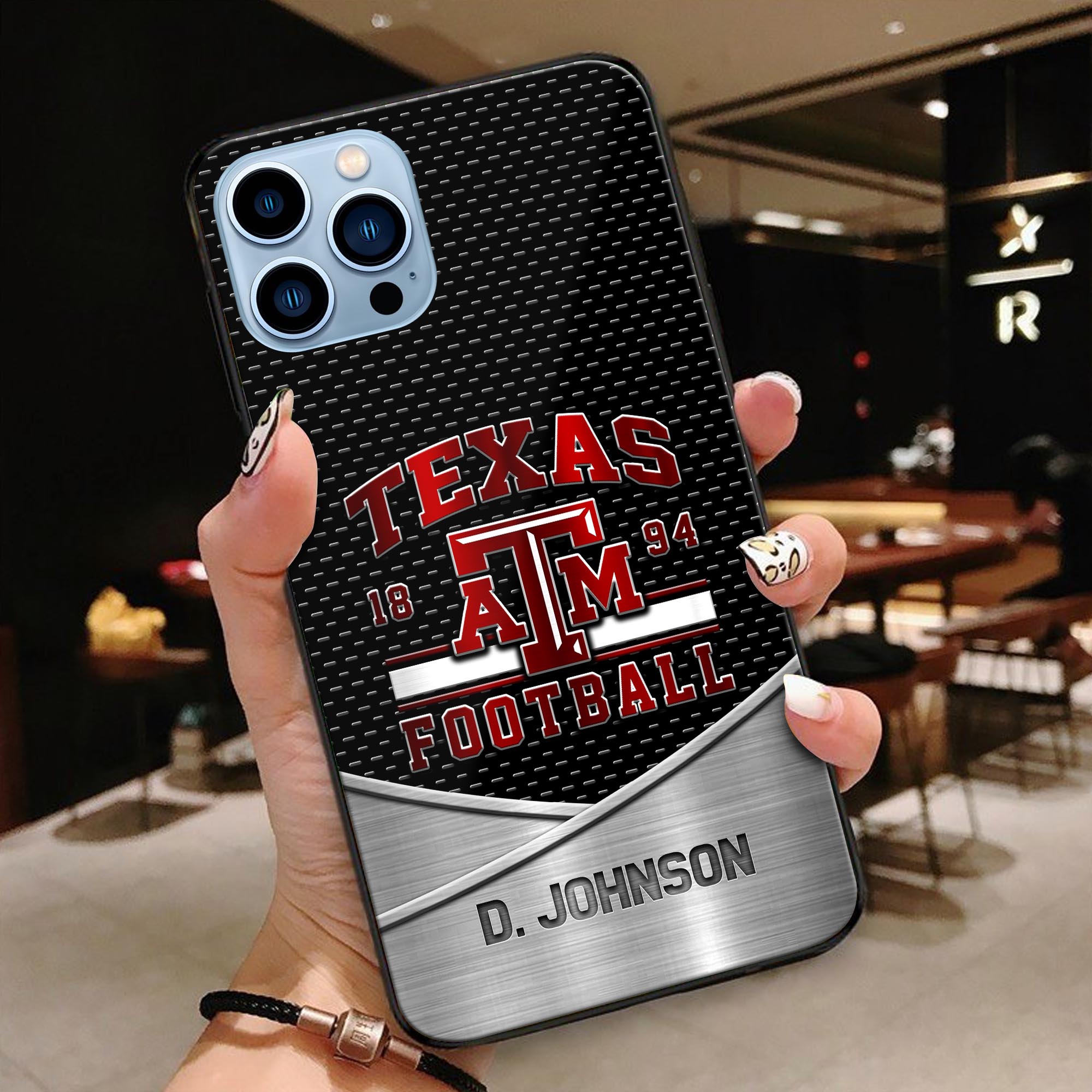 Texas A&M Aggies Phonecase Personalized Your Name 2024 Versions, Sport Phoncase Accessory, Sport Phonecase For Fan, Fan Gifts EHIVM-52263