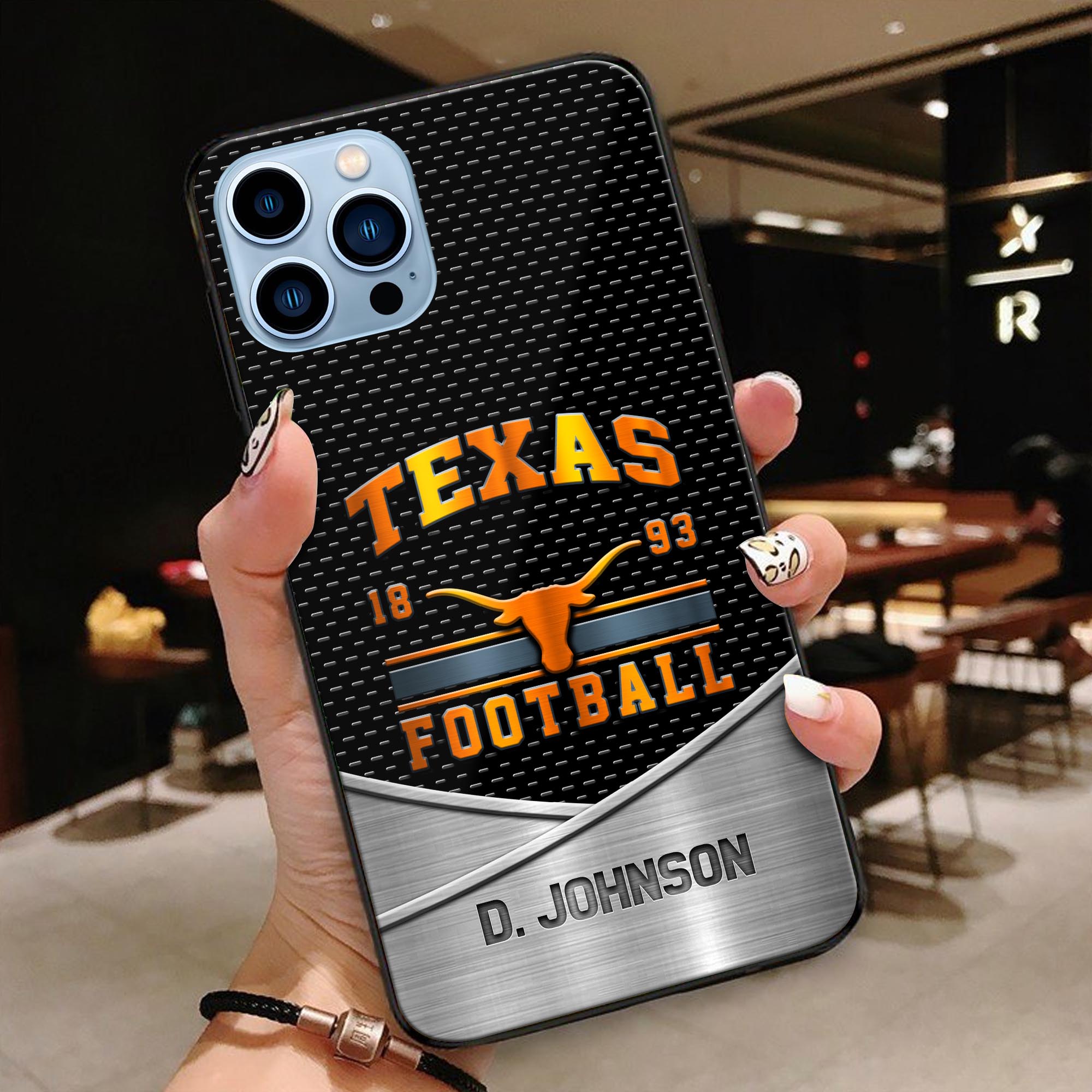 Texas LongHorns Phonecase Personalized Your Name 2024 Versions, Sport Phoncase Accessory, Sport Phonecase For Fan, Fan Gifts EHIVM-52263
