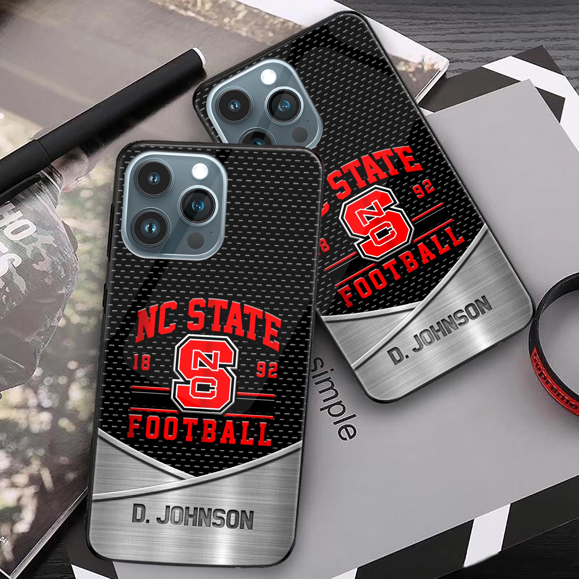 Alternative view of NC State Wolfpack Phonecase Personalized Your Name 2024 Versions, Sport Phoncase Accessory, Sport Phonecase For Fan, Fan Gifts EHIVM-52263