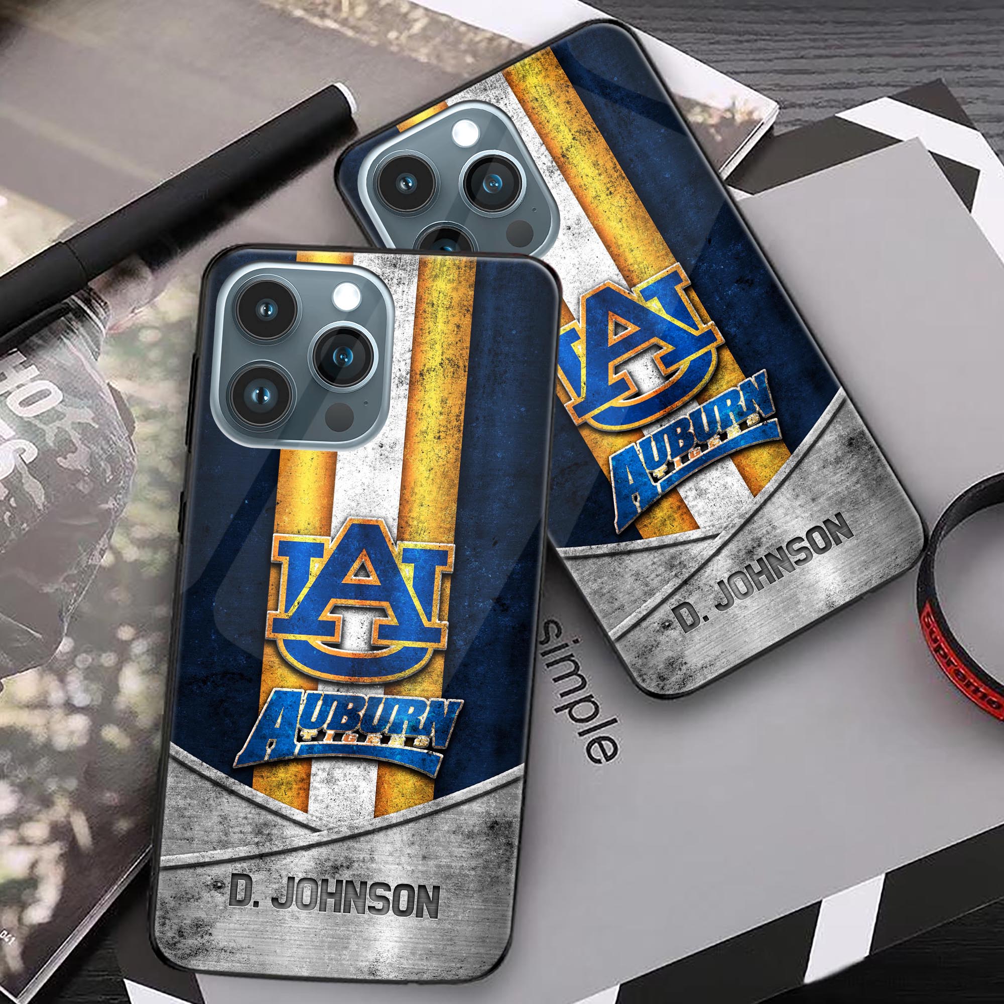 Alternative view of Auburn Tigers Phonecase Personalized Your Name 2024 Versions, Sport Phoncase Accessory, Sport Phonecase For Fan, Fan Gifts EHIVM-52327