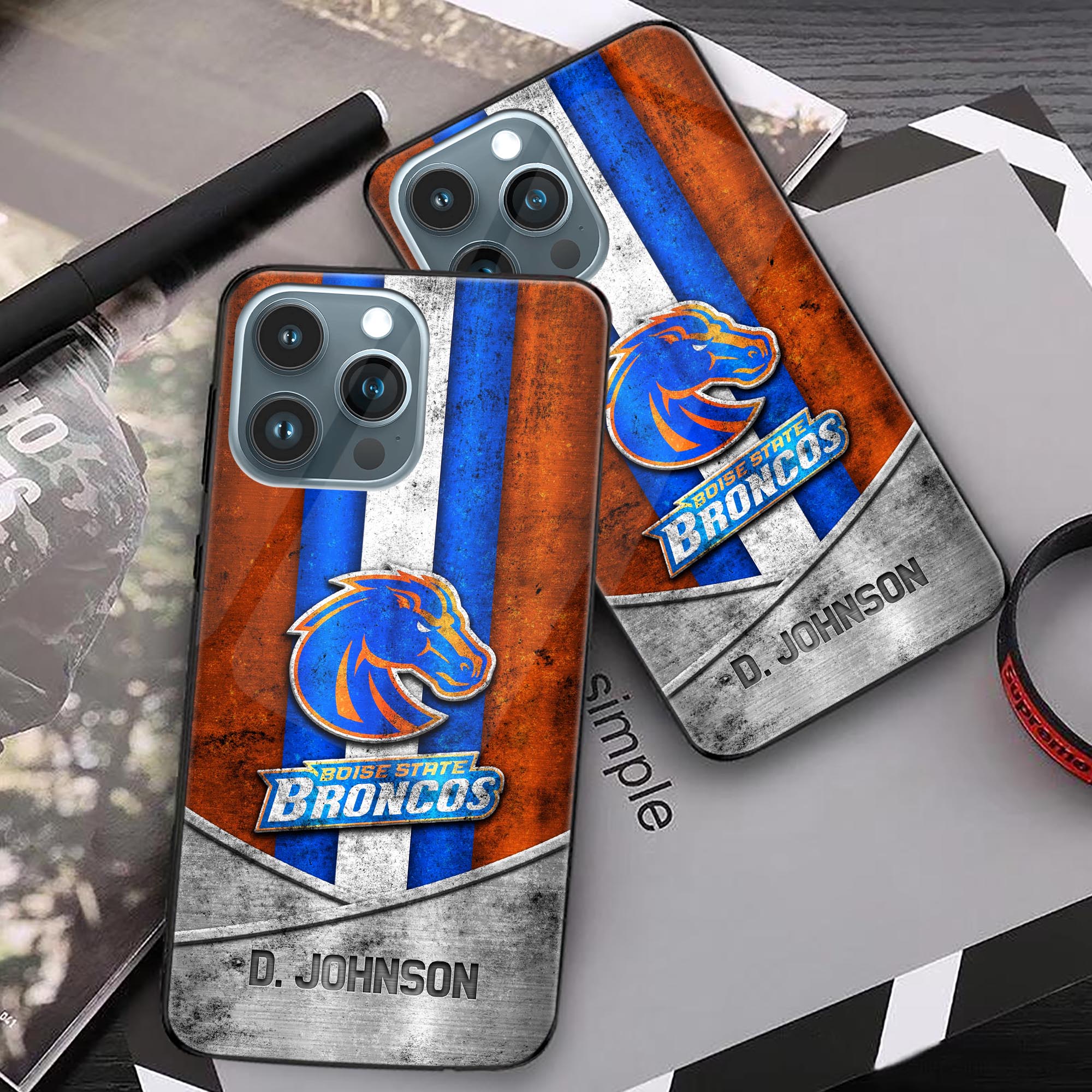 Alternative view of Boise State Broncos Phonecase Personalized Your Name 2024 Versions, Sport Phoncase Accessory, Sport Phonecase For Fan, Fan Gifts EHIVM-52327