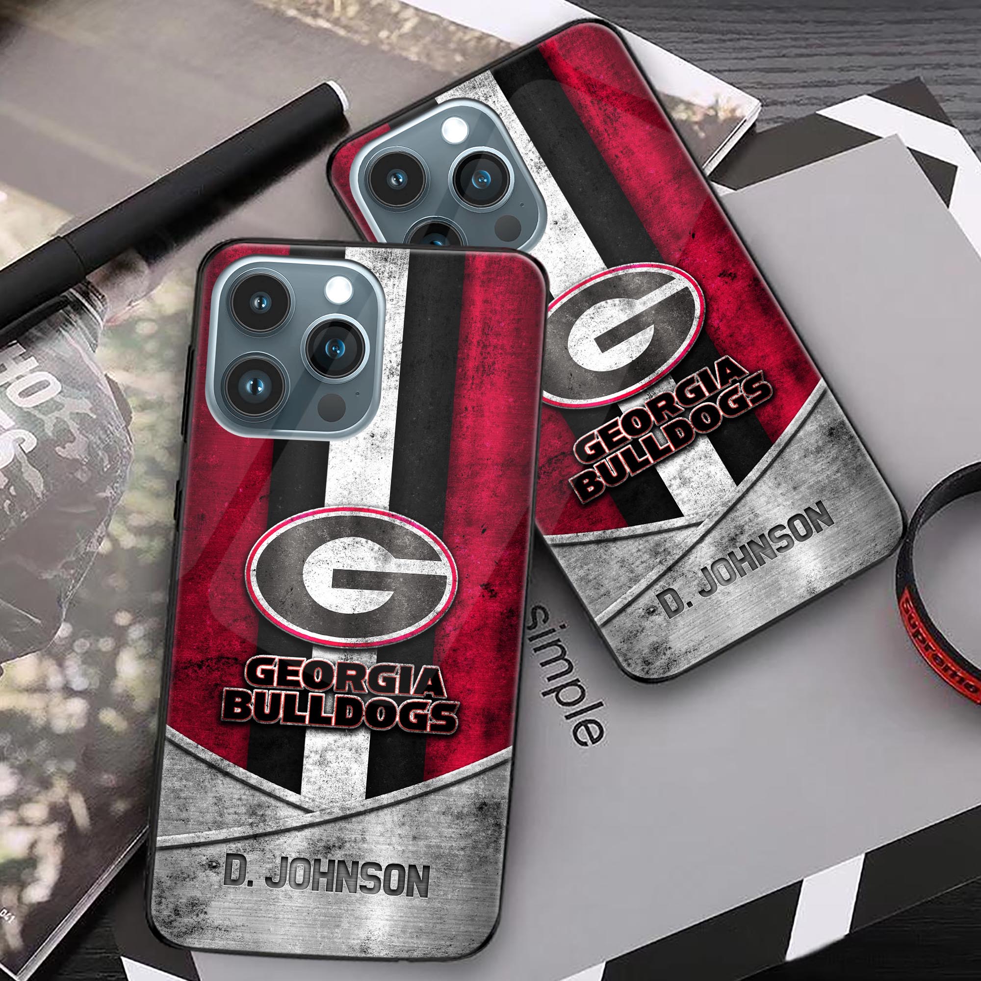 Alternative view of Georgia Bulldogs Phonecase Personalized Your Name 2024 Versions, Sport Phoncase Accessory, Sport Phonecase For Fan, Fan Gifts EHIVM-52327