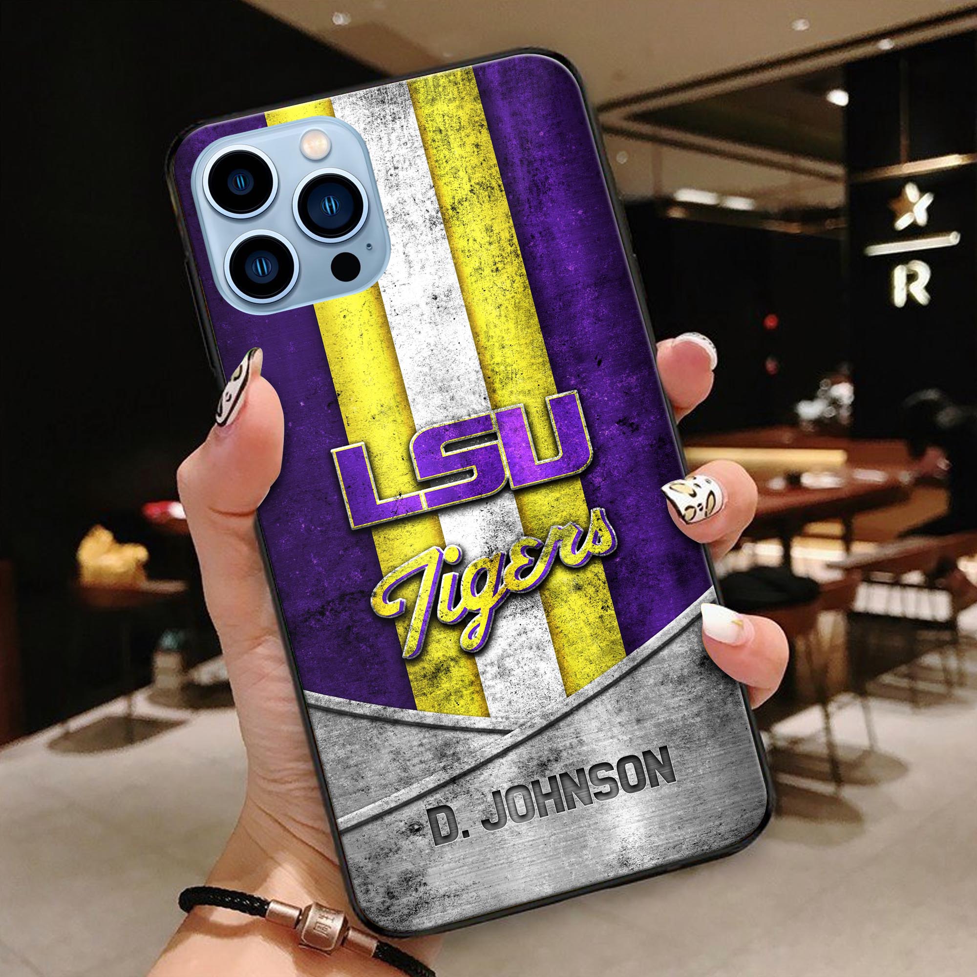 LSU Tigers Phonecase Personalized Your Name 2024 Versions, Sport Phoncase Accessory, Sport Phonecase For Fan, Fan Gifts EHIVM-52327