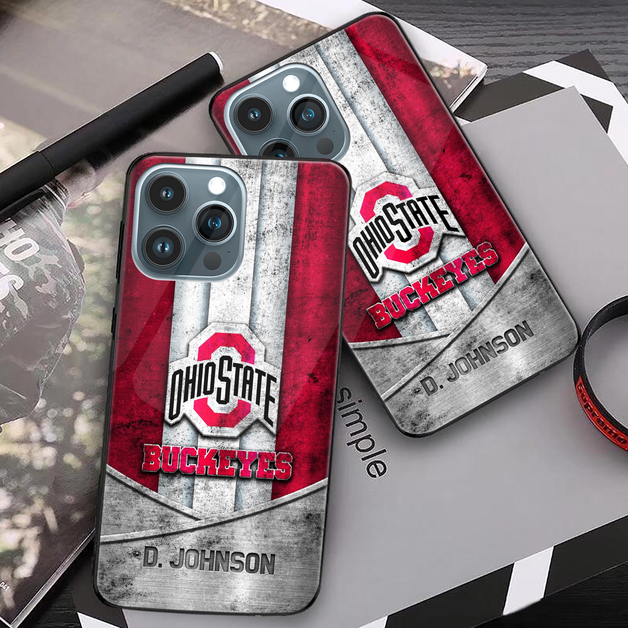 Alternative view of Ohio State Buckeyes Phonecase Personalized Your Name 2024 Versions, Sport Phoncase Accessory, Sport Phonecase For Fan, Fan Gifts EHIVM-52327