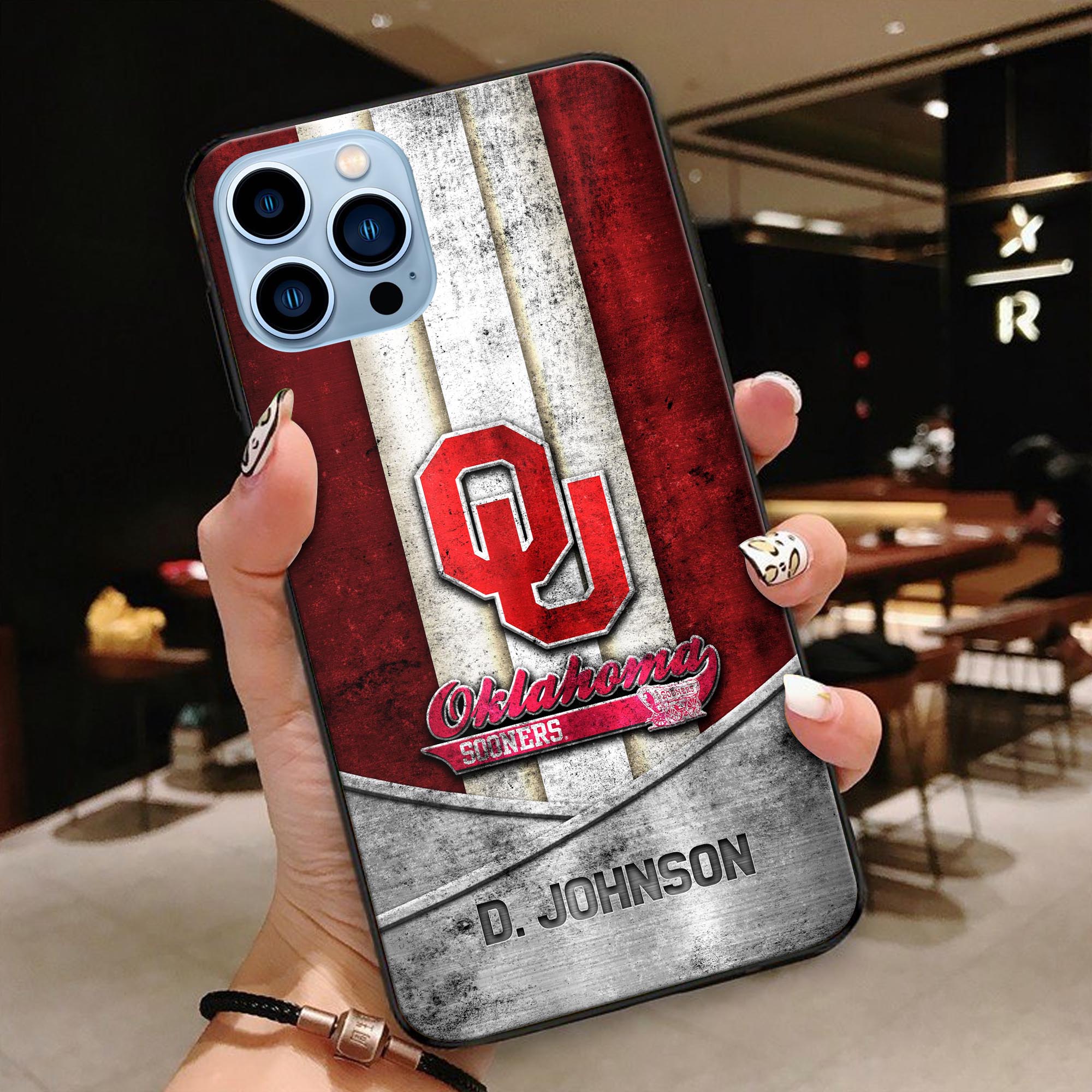 Oklahoma Sooners Phonecase Personalized Your Name 2024 Versions, Sport Phoncase Accessory, Sport Phonecase For Fan, Fan Gifts EHIVM-52327