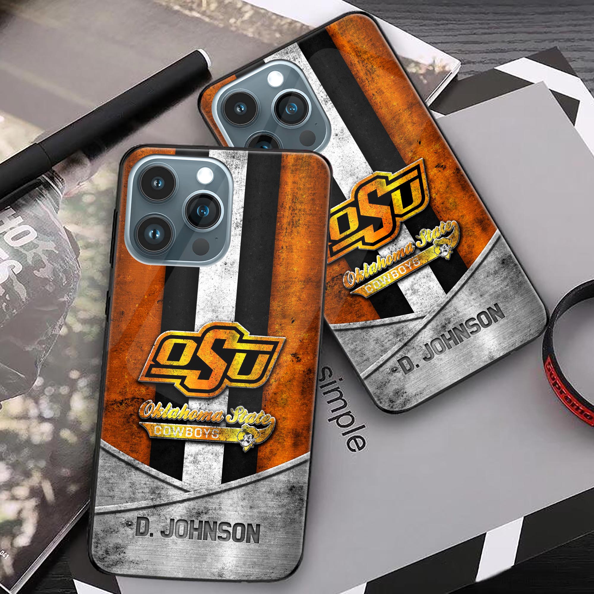 Alternative view of Oklahoma State Cowboys Phonecase Personalized Your Name 2024 Versions, Sport Phoncase Accessory, Sport Phonecase For Fan, Fan Gifts EHIVM-52327