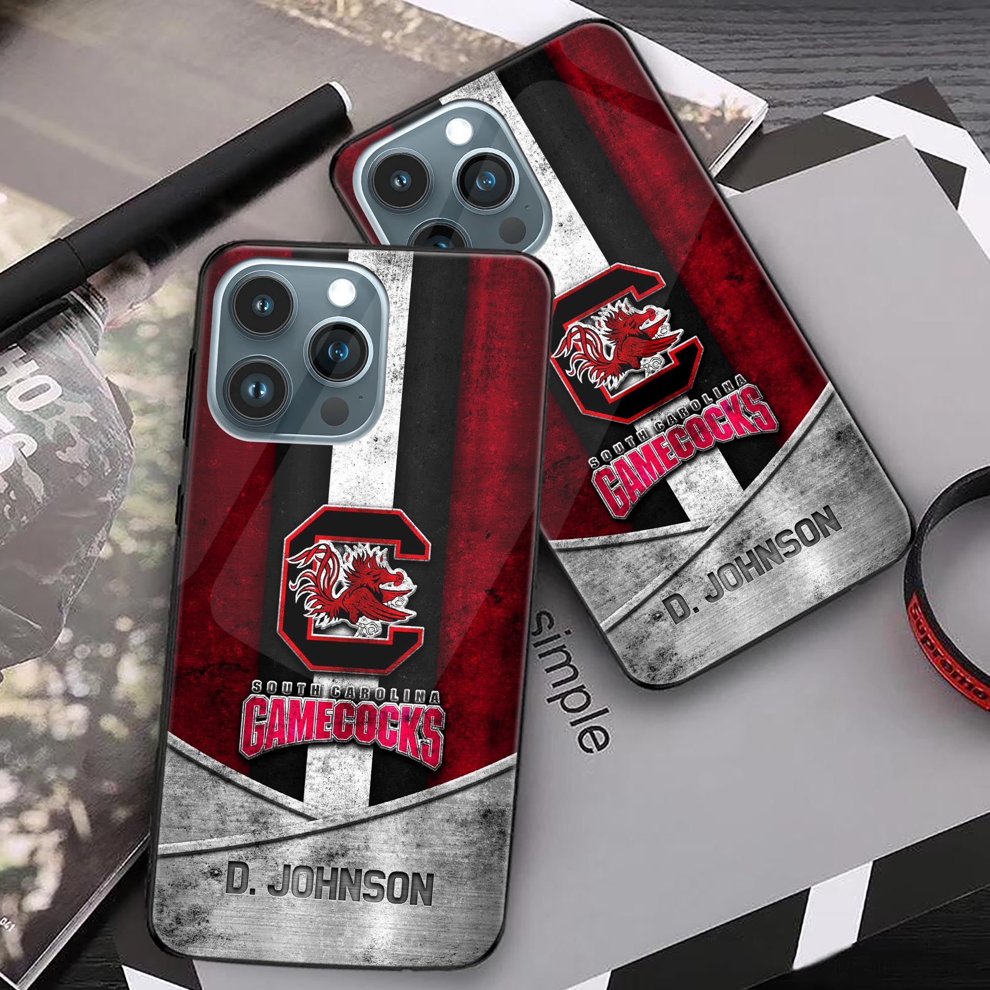 Alternative view of South Carolina Gamecocks Phonecase Personalized Your Name 2024 Versions, Sport Phoncase Accessory, Sport Phonecase For Fan, Fan Gifts EHIVM-52327