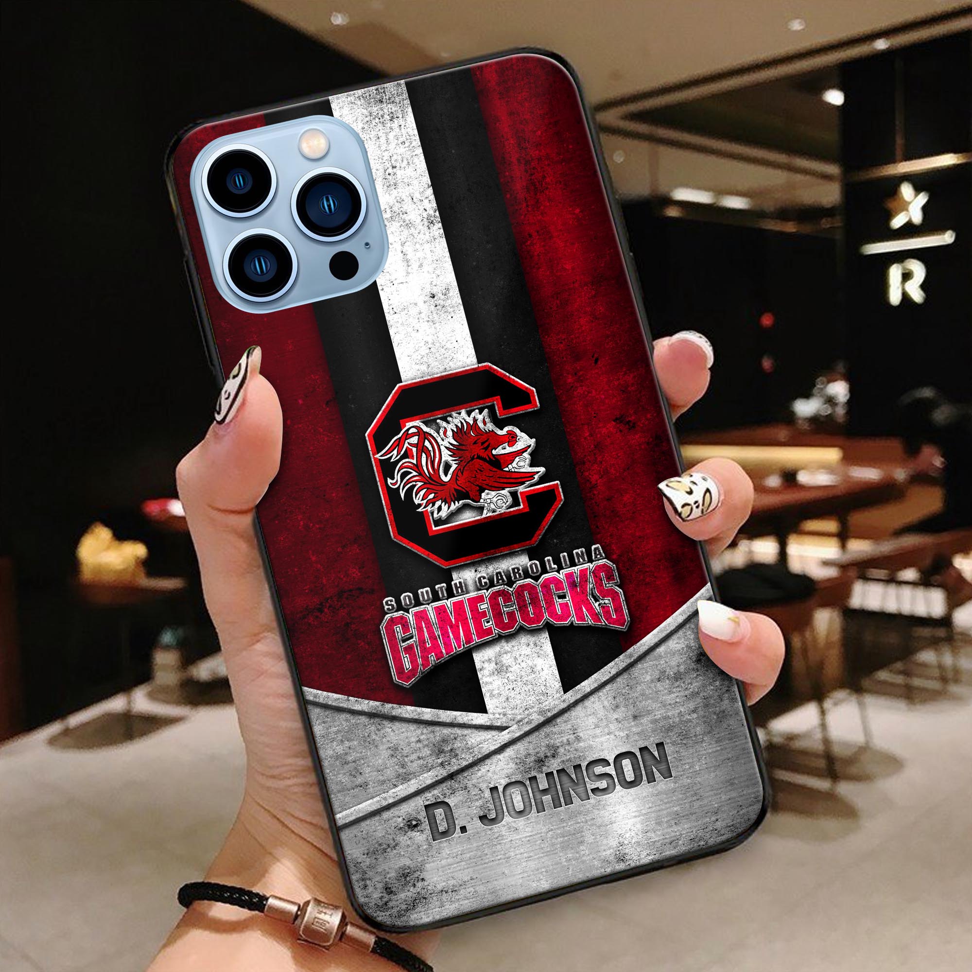 South Carolina Gamecocks Phonecase Personalized Your Name 2024 Versions, Sport Phoncase Accessory, Sport Phonecase For Fan, Fan Gifts EHIVM-52327