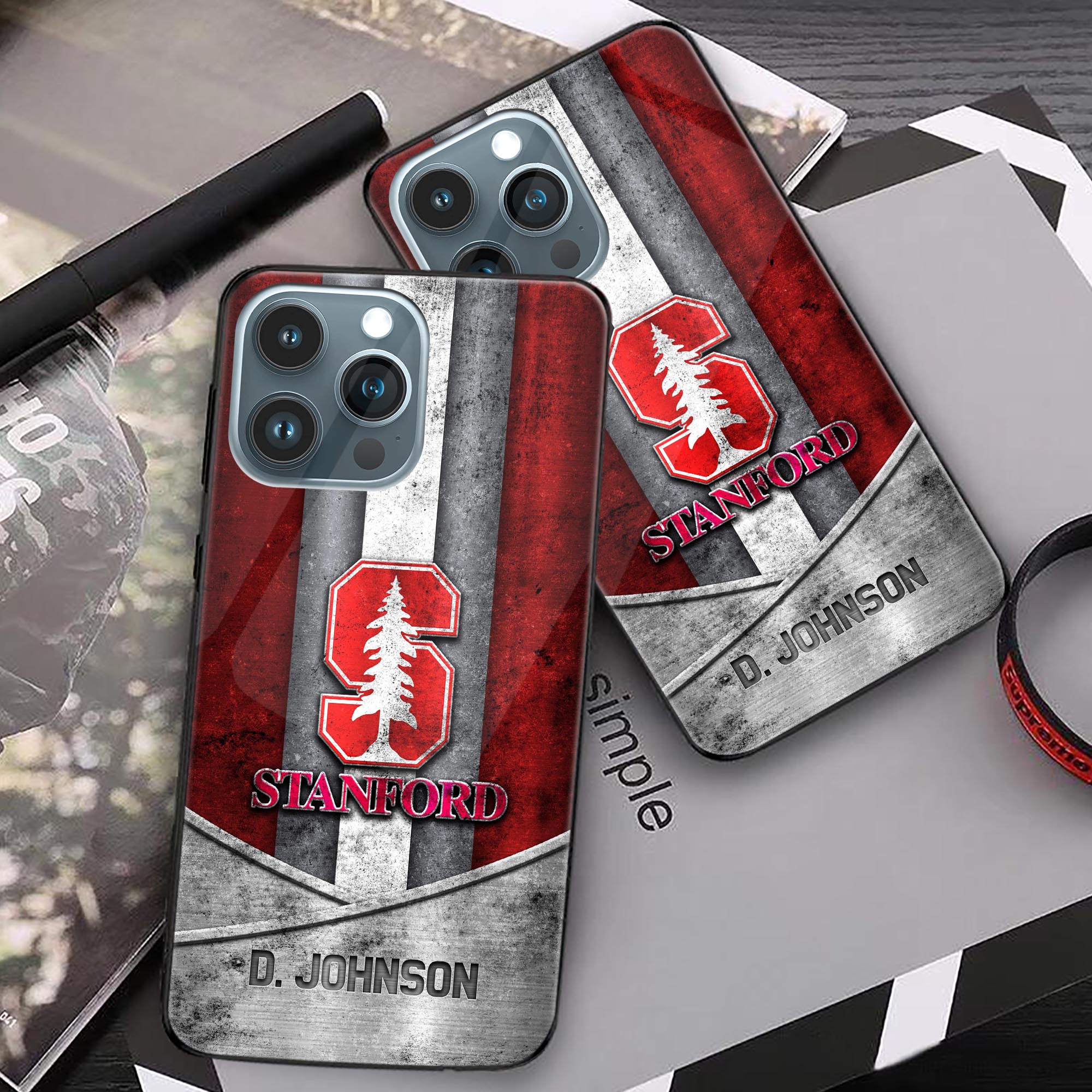 Alternative view of Stanford Cardinal Phonecase Personalized Your Name 2024 Versions, Sport Phoncase Accessory, Sport Phonecase For Fan, Fan Gifts EHIVM-52327