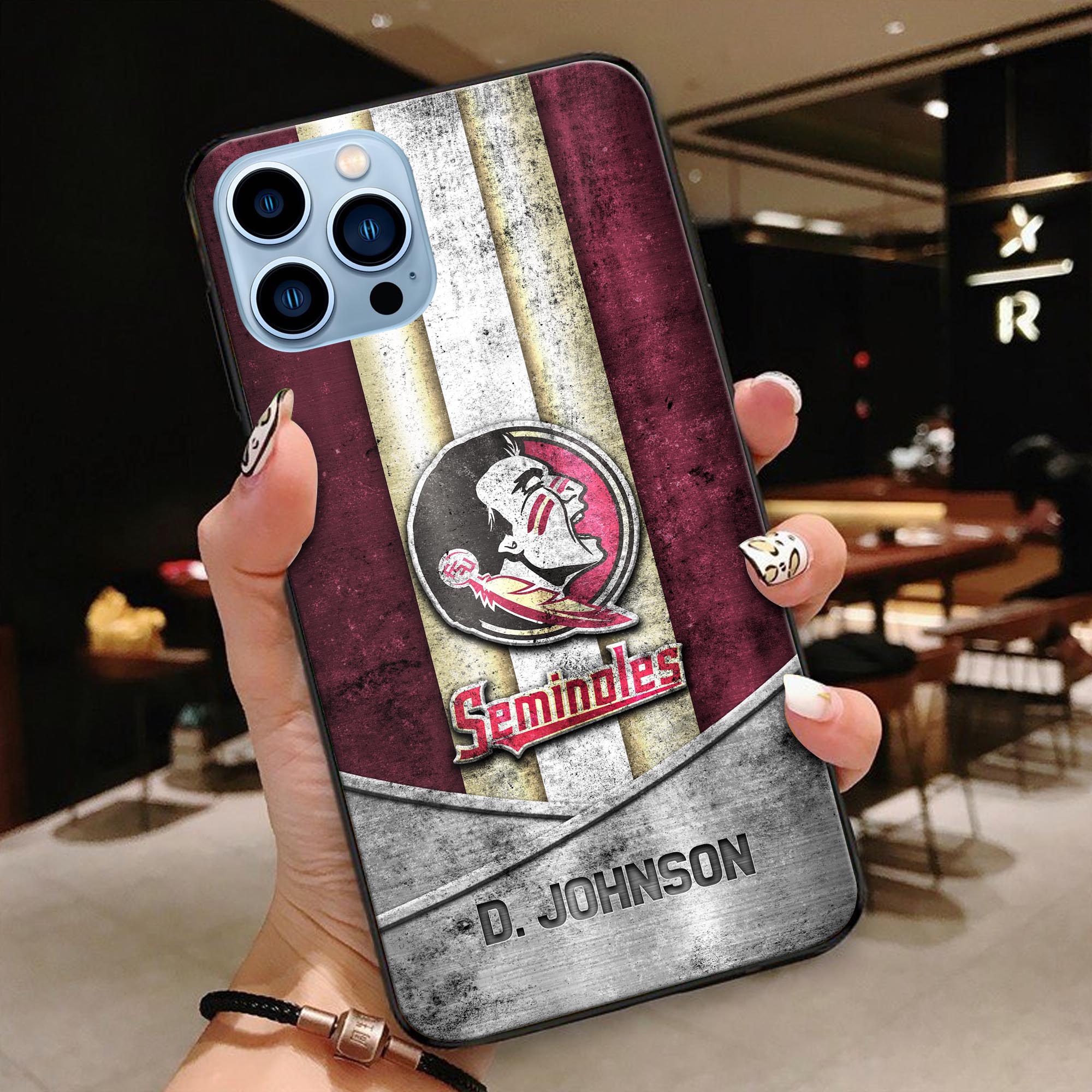 Florida State Seminoles Phonecase Personalized Your Name 2024 Versions, Sport Phoncase Accessory, Sport Phonecase For Fan, Fan Gifts EHIVM-52327
