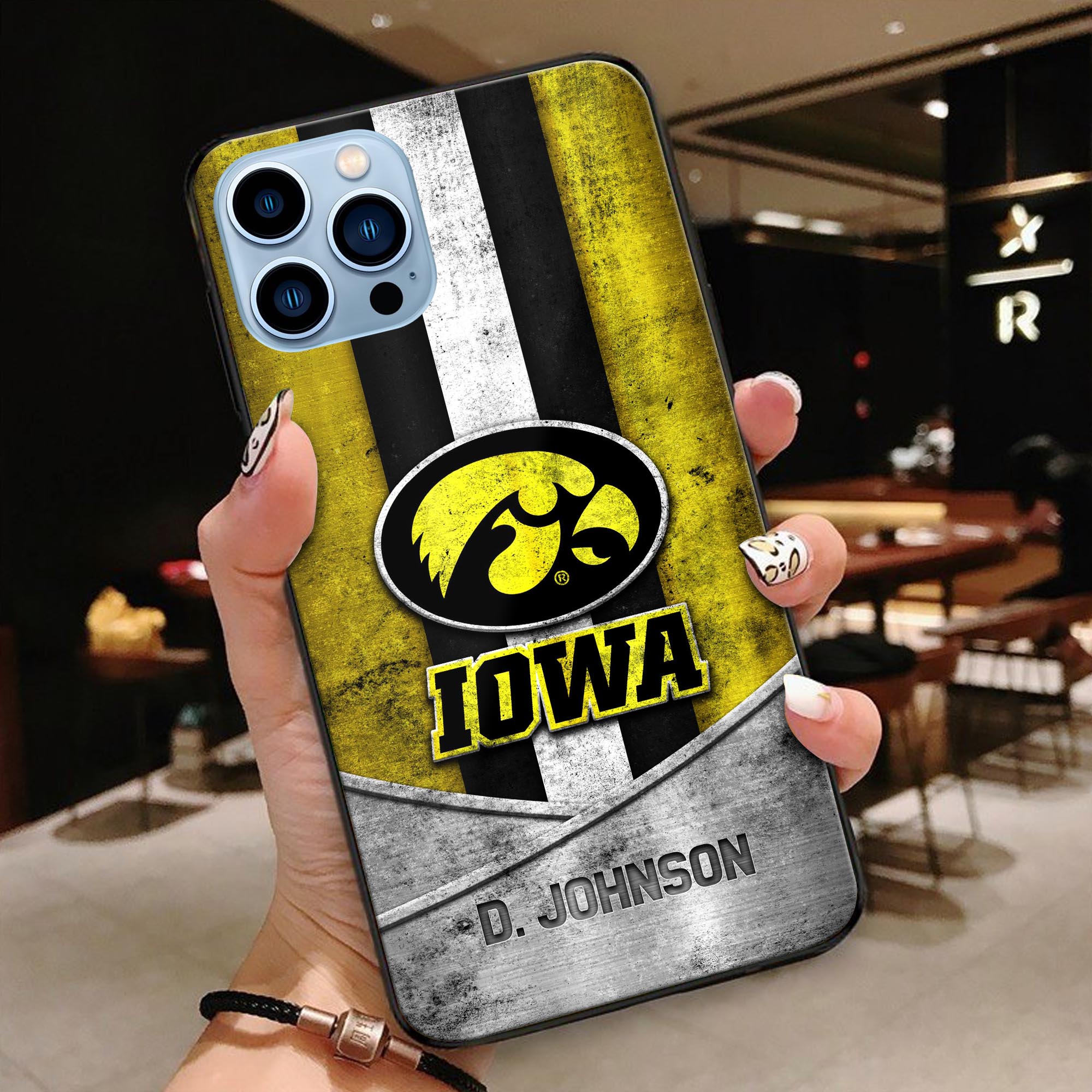 Iowa Hawkeyes Phonecase Personalized Your Name 2024 Versions, Sport Phoncase Accessory, Sport Phonecase For Fan, Fan Gifts EHIVM-52327