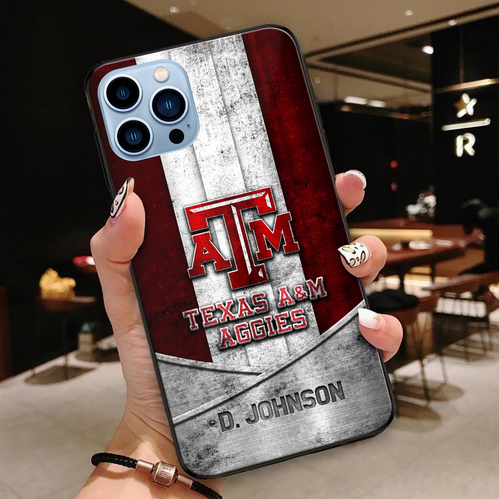 Texas A&M Aggies Phonecase Personalized Your Name 2024 Versions, Sport Phoncase Accessory, Sport Phonecase For Fan, Fan Gifts EHIVM-52327