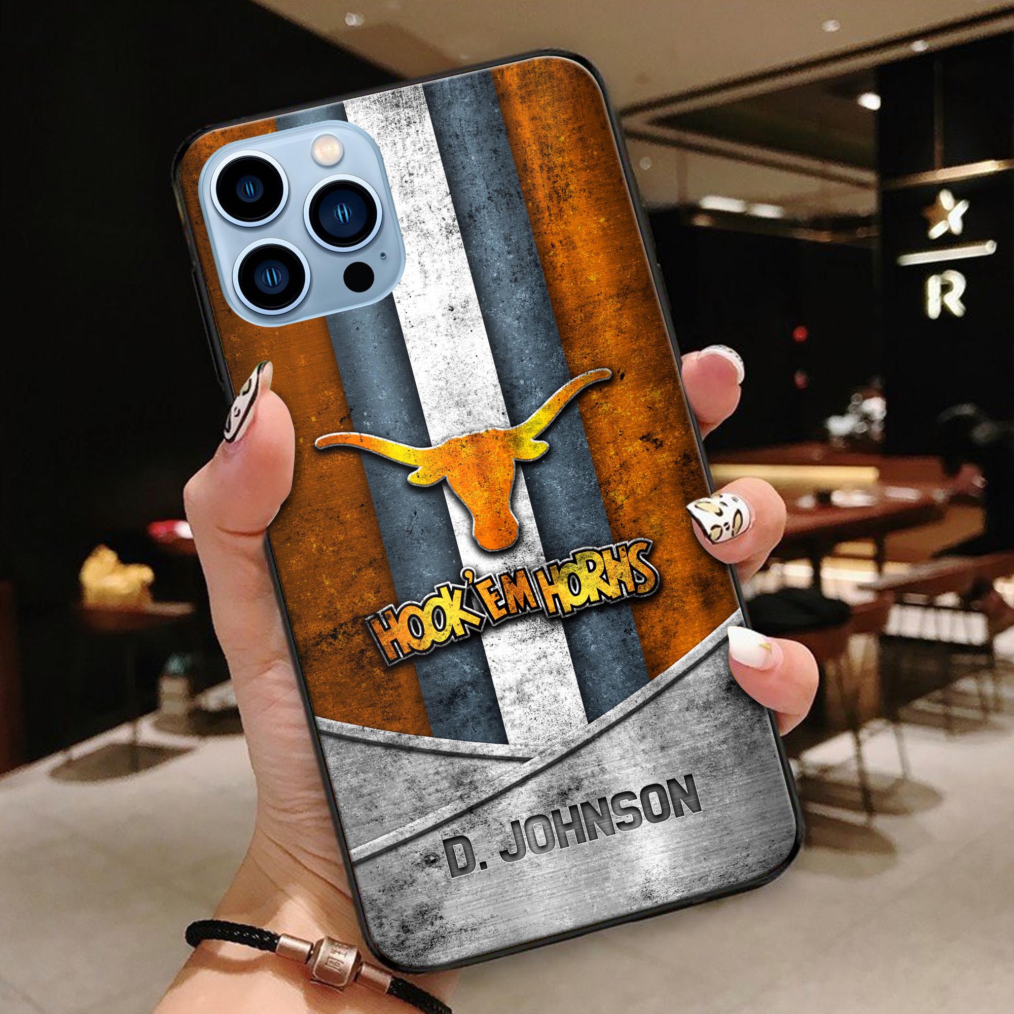 Texas LongHorns Phonecase Personalized Your Name 2024 Versions, Sport Phoncase Accessory, Sport Phonecase For Fan, Fan Gifts EHIVM-52327