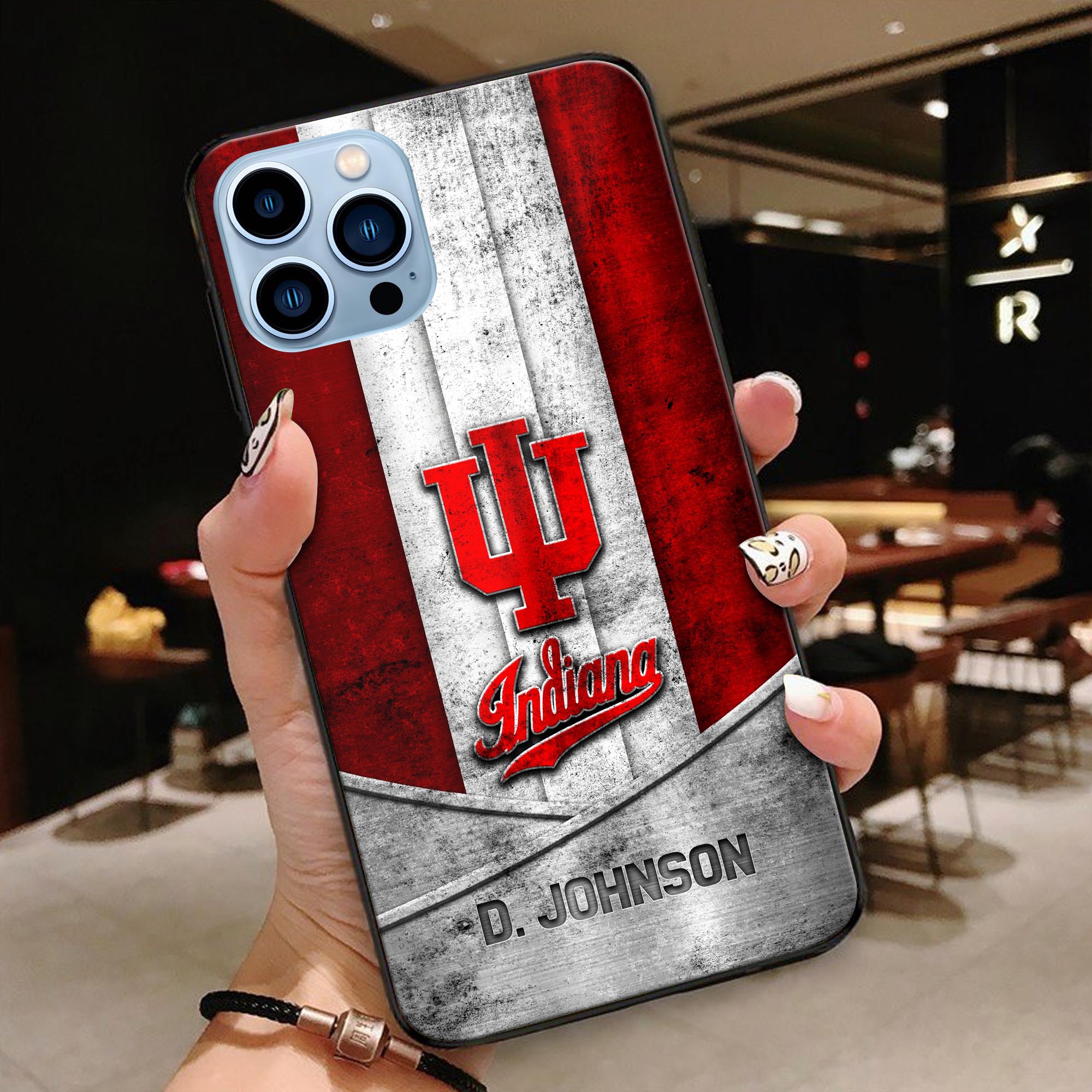 Indiana Hoosiers Phonecase Personalized Your Name 2024 Versions, Sport Phoncase Accessory, Sport Phonecase For Fan, Fan Gifts EHIVM-52327