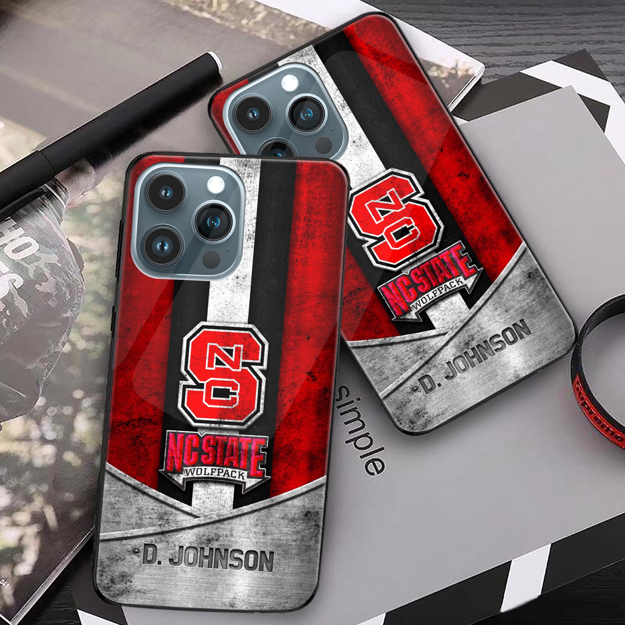 Alternative view of NC State Wolfpack Phonecase Personalized Your Name 2024 Versions, Sport Phoncase Accessory, Sport Phonecase For Fan, Fan Gifts EHIVM-52327