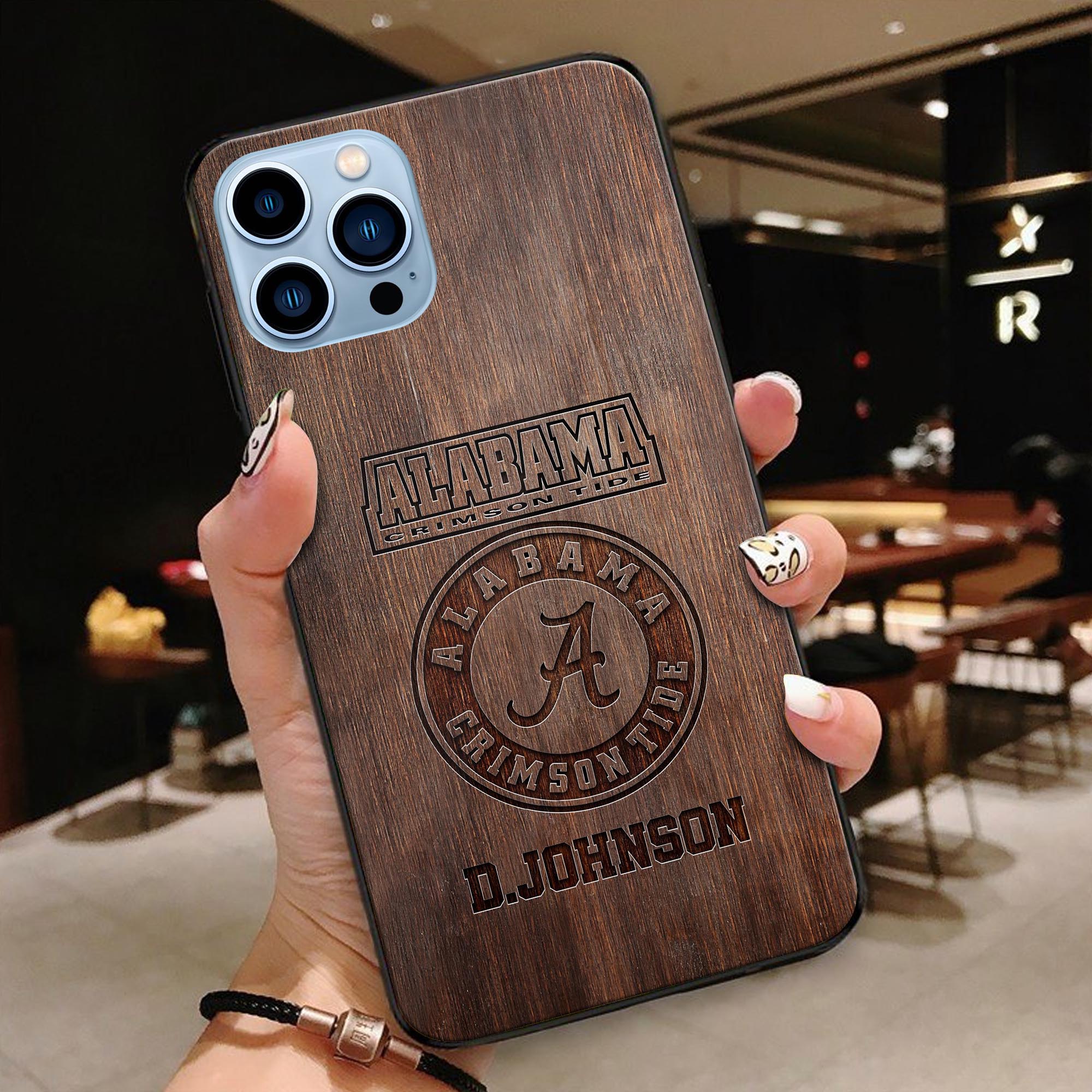 Alabama Crimson Tide Phonecase Personalized Your Name 2024 Versions, Sport Phonecase Accessory, Sport Phonecase For Fan, Sport Gifts EHIVM-52334