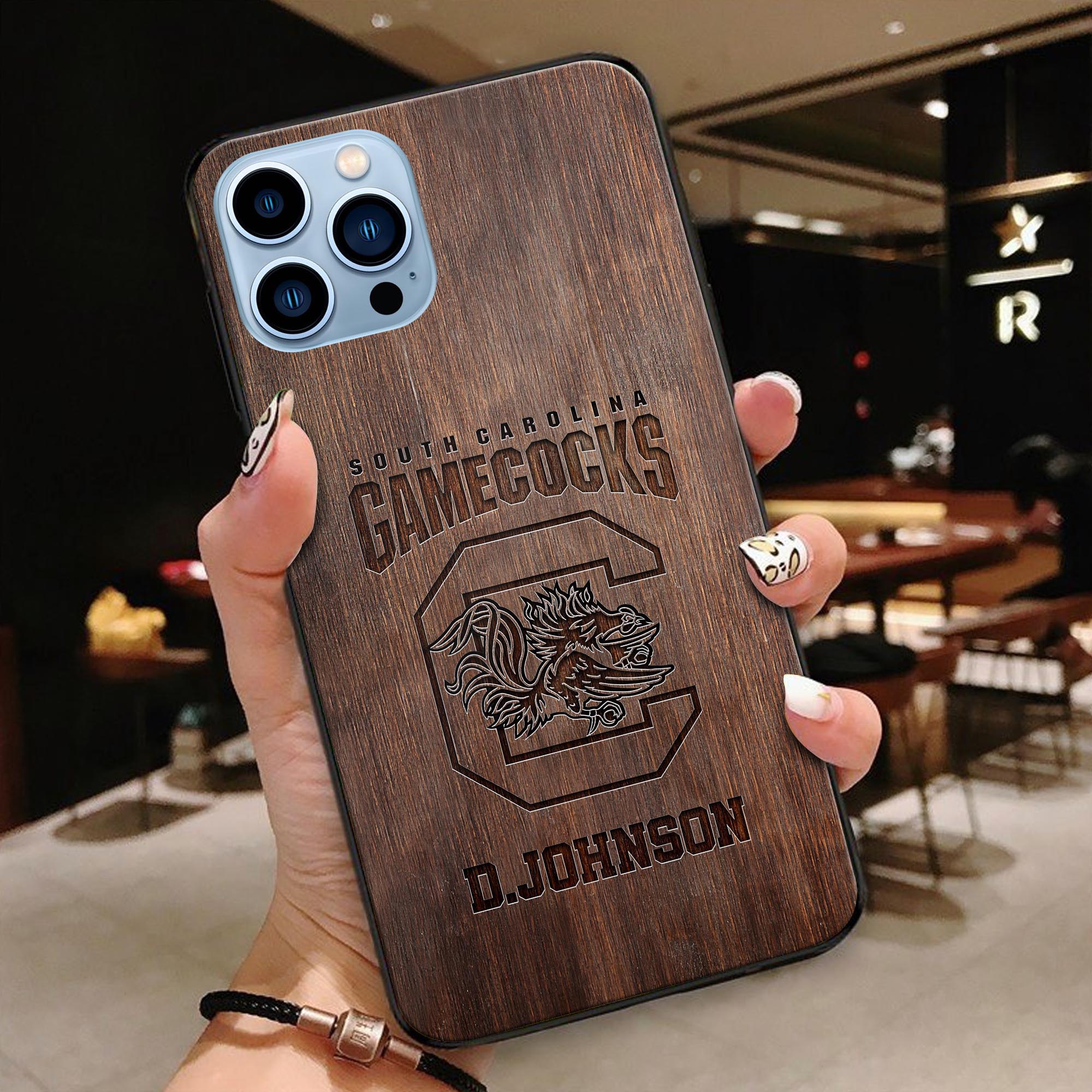 South Carolina Gamecocks Phonecase Personalized Your Name 2024 Versions, Sport Phonecase Accessory, Sport Phonecase For Fan, Sport Gifts EHIVM-52334