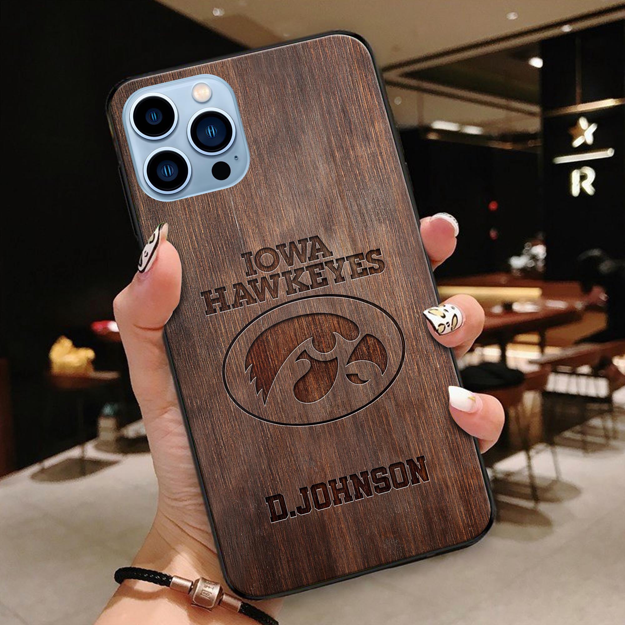 Iowa Hawkeyes Phonecase Personalized Your Name 2024 Versions, Sport Phonecase Accessory, Sport Phonecase For Fan, Sport Gifts EHIVM-52334