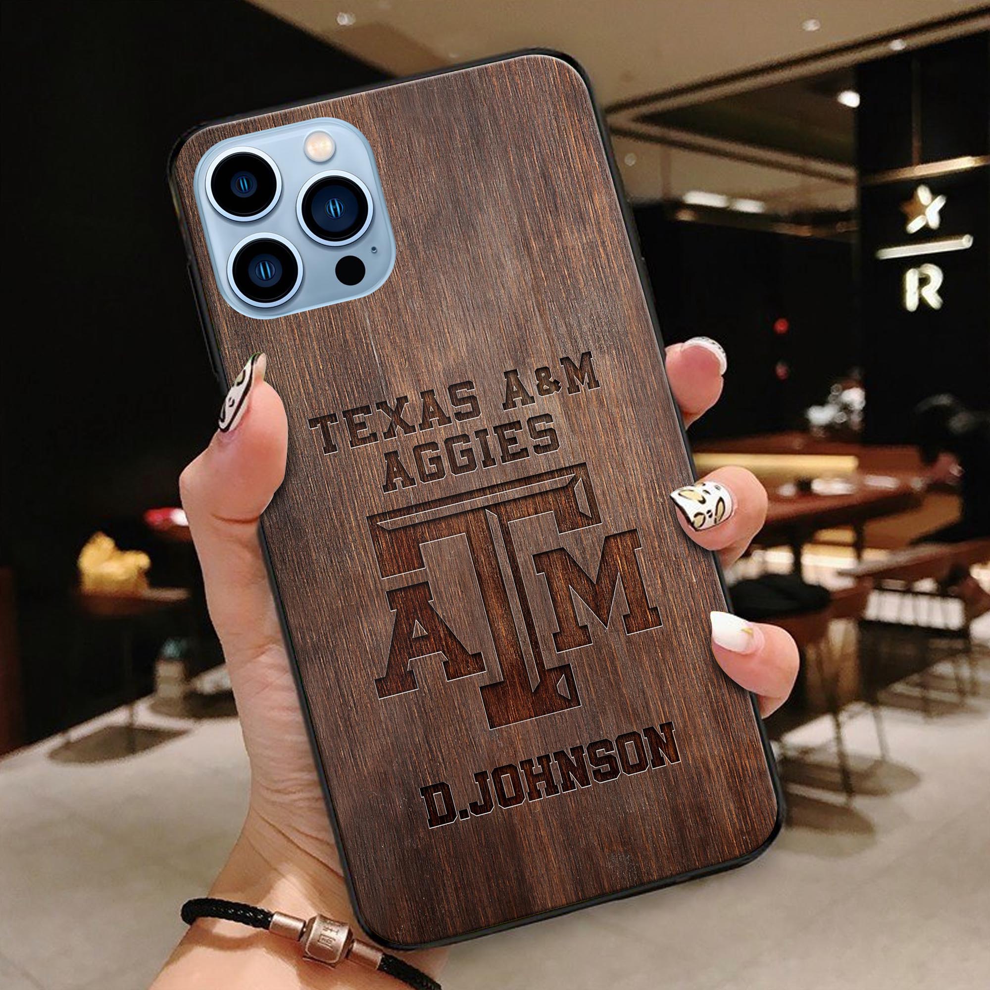 Texas A&M Aggies Phonecase Personalized Your Name 2024 Versions, Sport Phonecase Accessory, Sport Phonecase For Fan, Sport Gifts EHIVM-52334