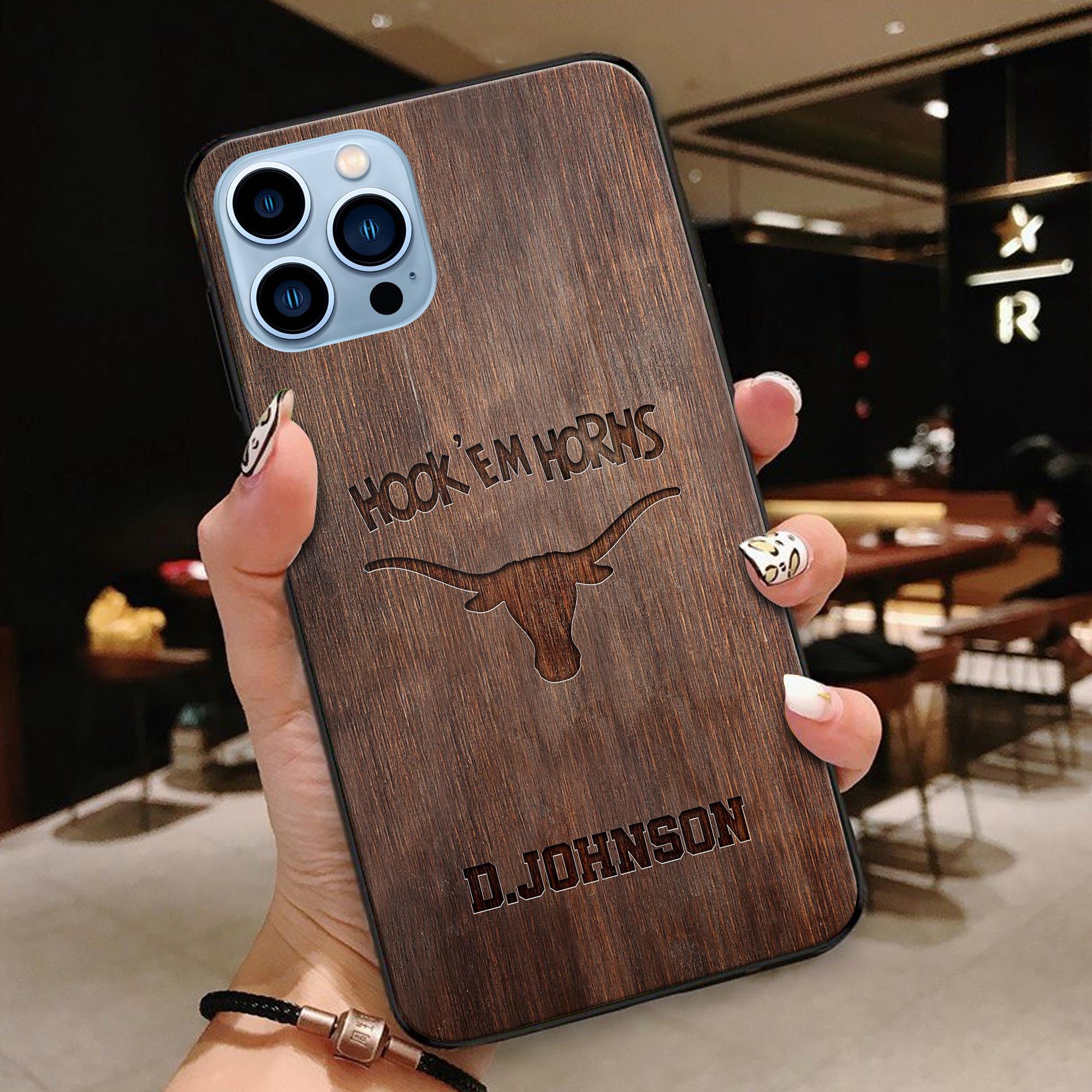 Texas LongHorns Phonecase Personalized Your Name 2024 Versions, Sport Phonecase Accessory, Sport Phonecase For Fan, Sport Gifts EHIVM-52334