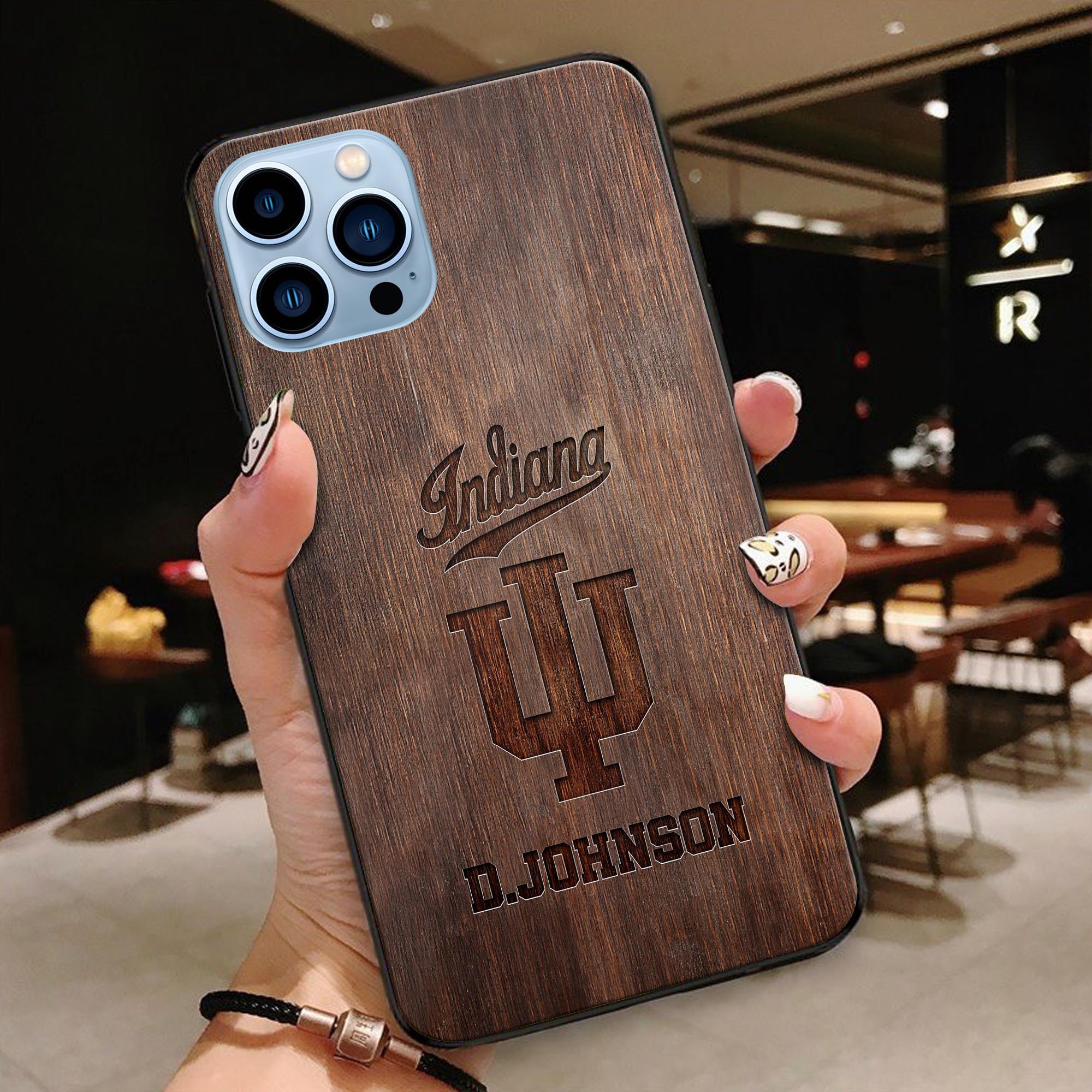 Indiana Hoosiers Phonecase Personalized Your Name 2024 Versions, Sport Phonecase Accessory, Sport Phonecase For Fan, Sport Gifts EHIVM-52334