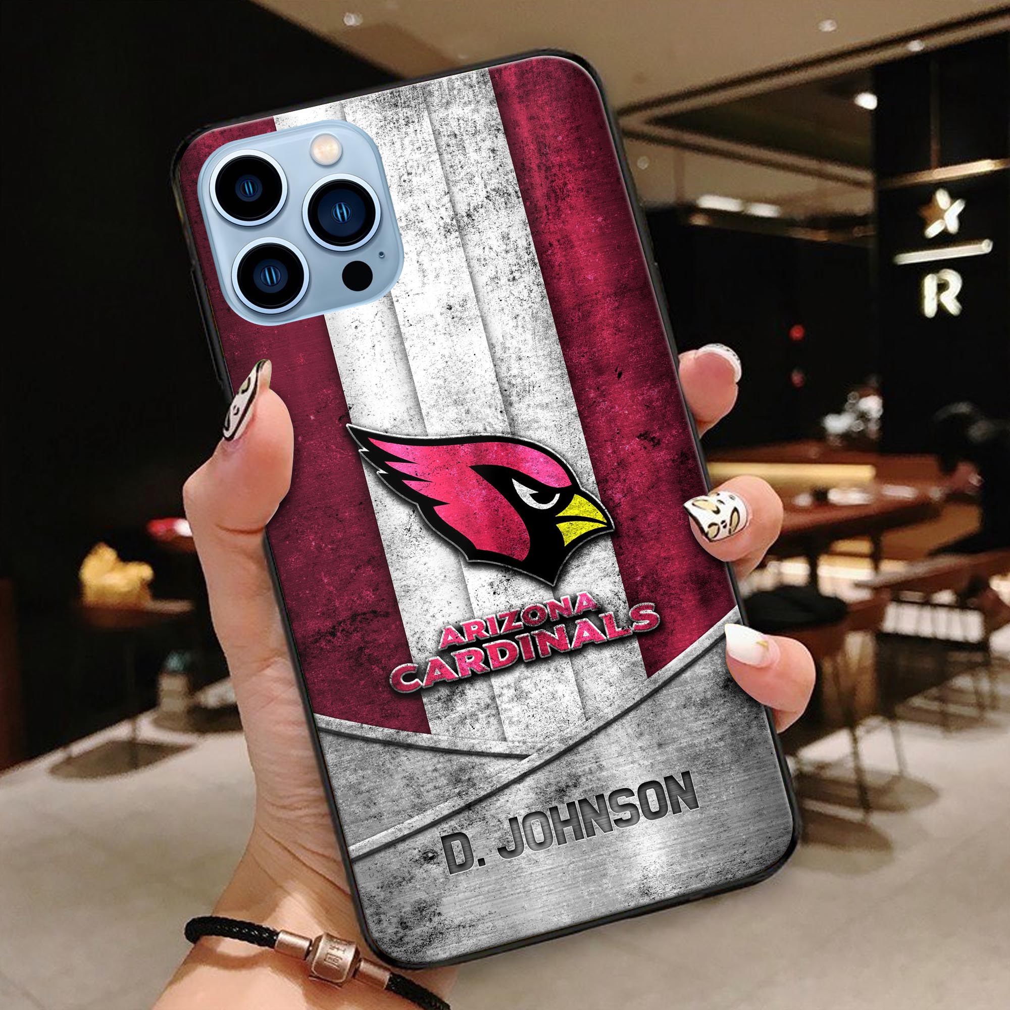 Arizona Cardinals Phonecase Personalized Your Name 2024 Versions, Sport Phoncase Accessory, Sport Phonecase For Fan, Fan Gifts EHIVM-52373