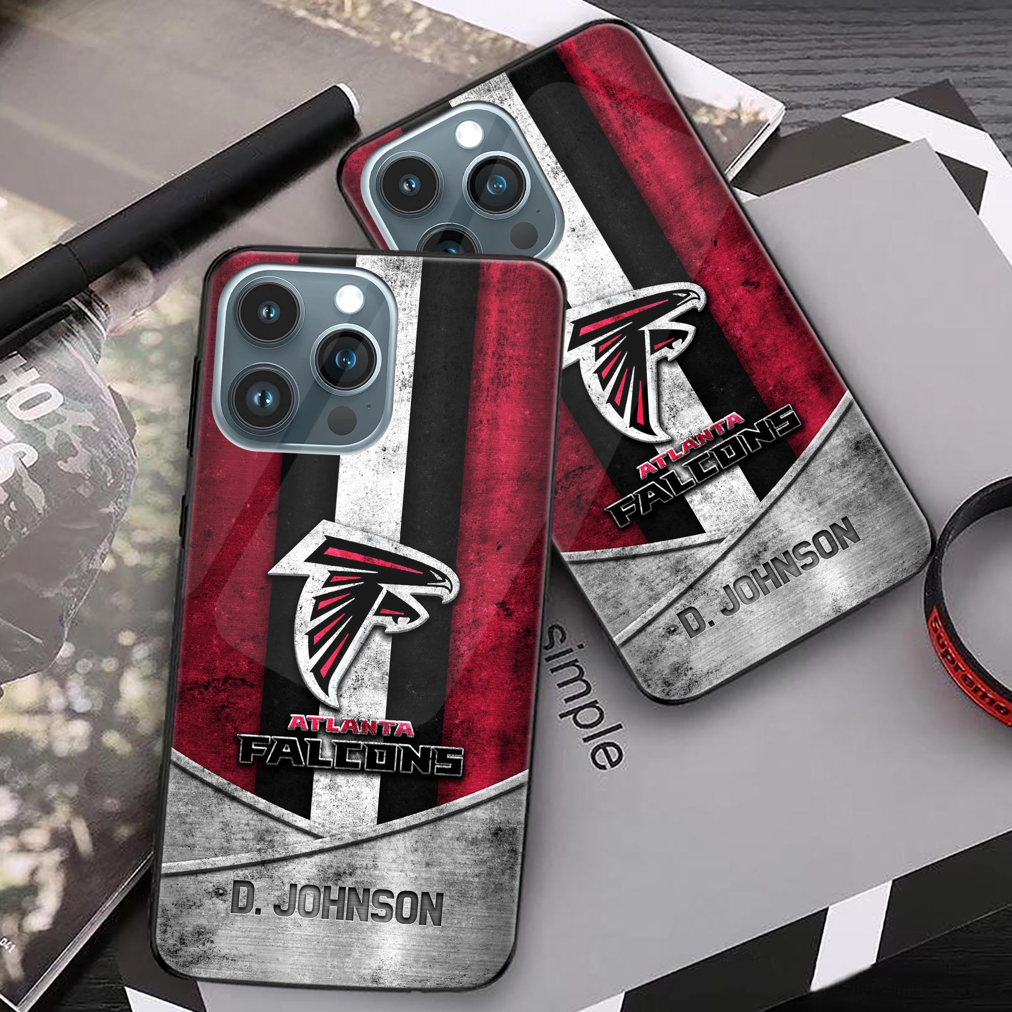 Alternative view of Atlanta Falcons Phonecase Personalized Your Name 2024 Versions, Sport Phoncase Accessory, Sport Phonecase For Fan, Fan Gifts EHIVM-52373