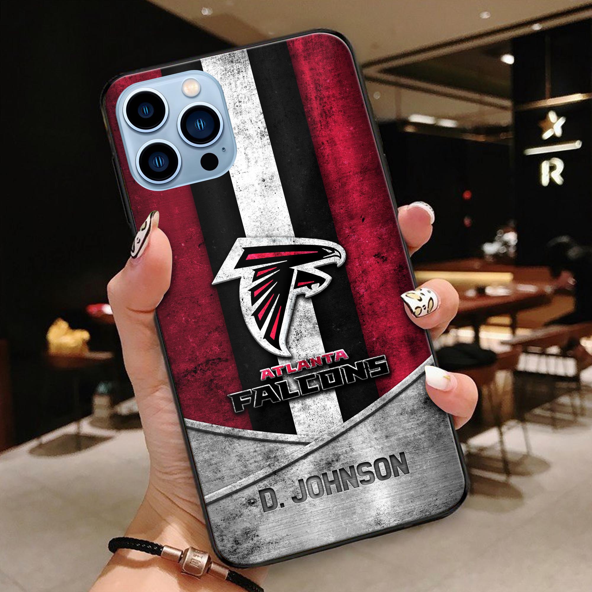 Atlanta Falcons Phonecase Personalized Your Name 2024 Versions, Sport Phoncase Accessory, Sport Phonecase For Fan, Fan Gifts EHIVM-52373