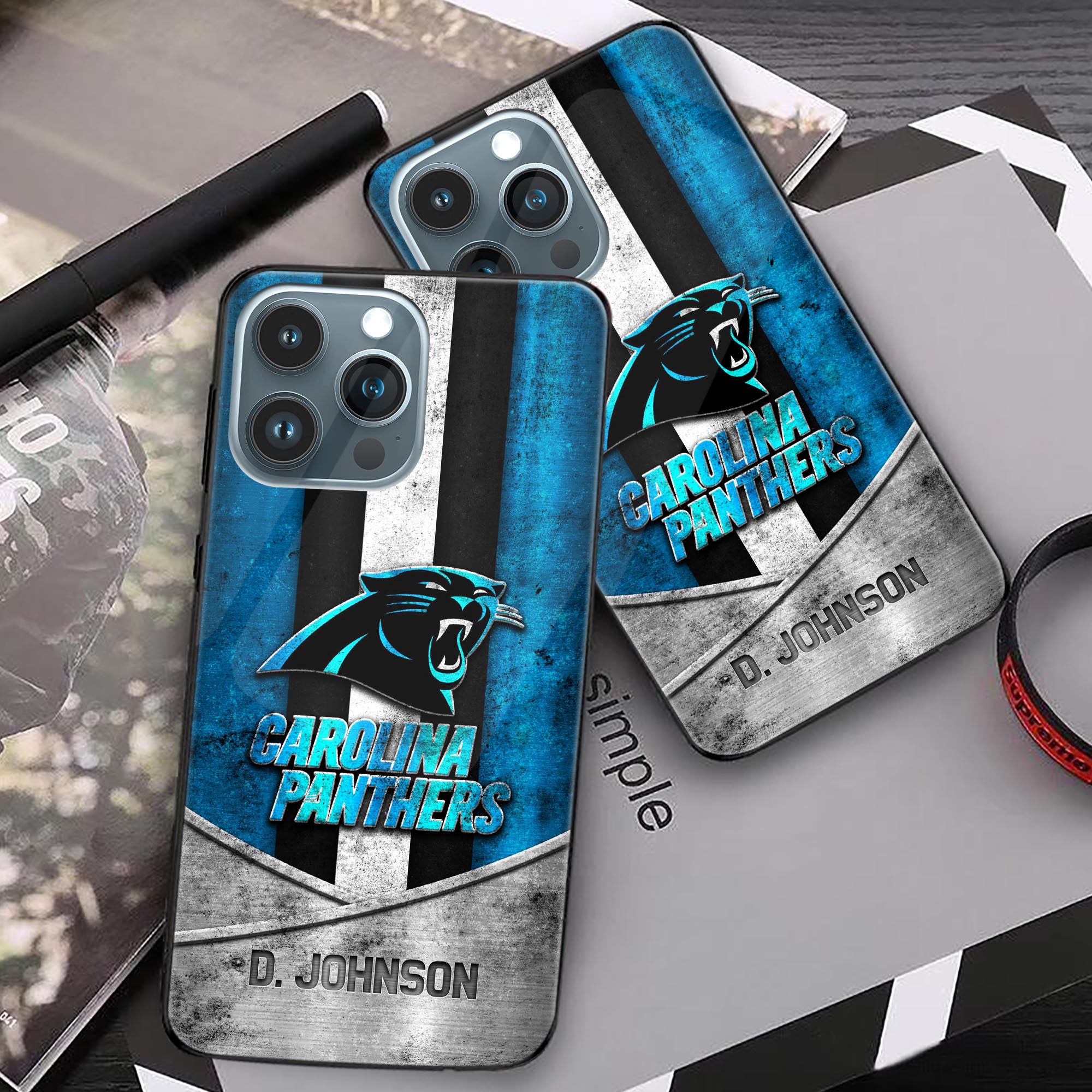 Alternative view of Carolina Panthers Phonecase Personalized Your Name 2024 Versions, Sport Phoncase Accessory, Sport Phonecase For Fan, Fan Gifts EHIVM-52373