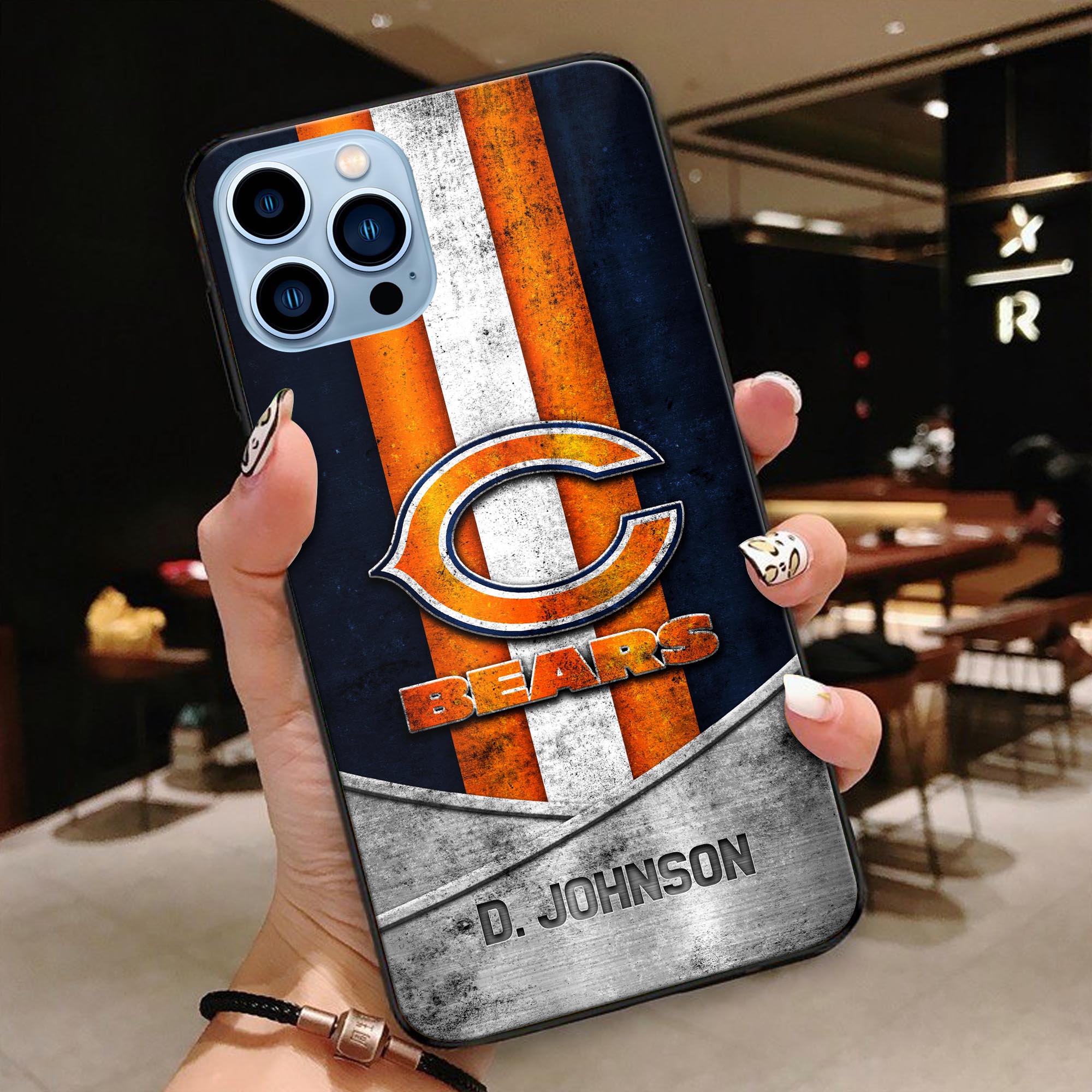 Chicago Bears Phonecase Personalized Your Name 2024 Versions, Sport Phoncase Accessory, Sport Phonecase For Fan, Fan Gifts EHIVM-52373