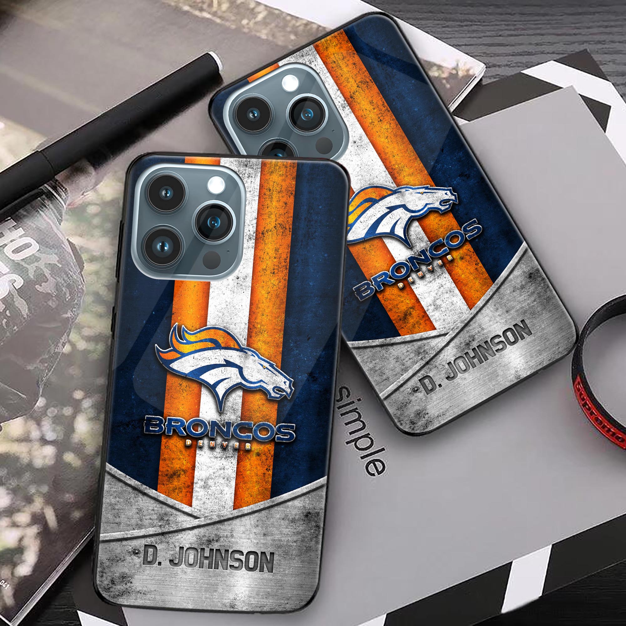 Alternative view of Denver Broncos Phonecase Personalized Your Name 2024 Versions, Sport Phoncase Accessory, Sport Phonecase For Fan, Fan Gifts EHIVM-52373