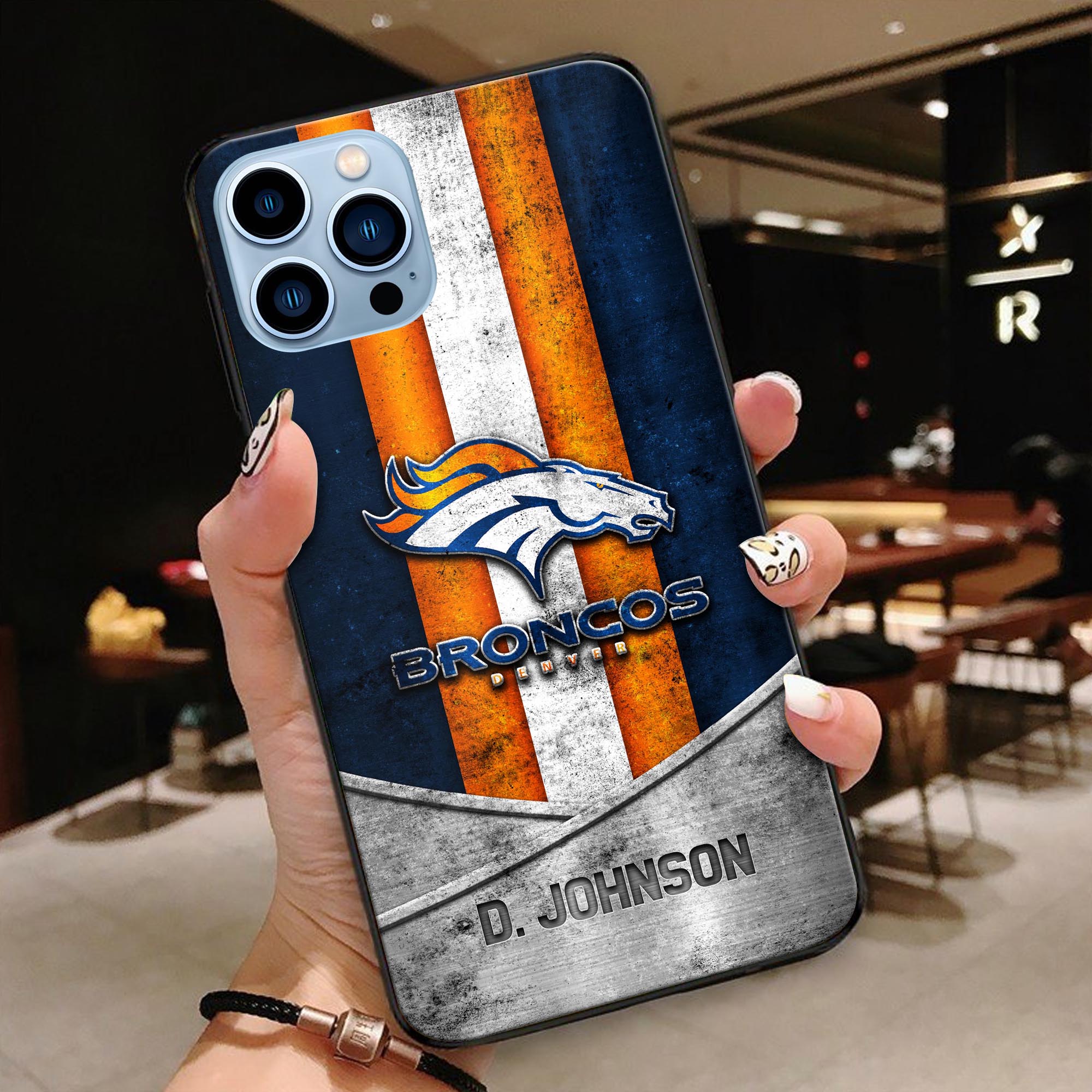 Denver Broncos Phonecase Personalized Your Name 2024 Versions, Sport Phoncase Accessory, Sport Phonecase For Fan, Fan Gifts EHIVM-52373