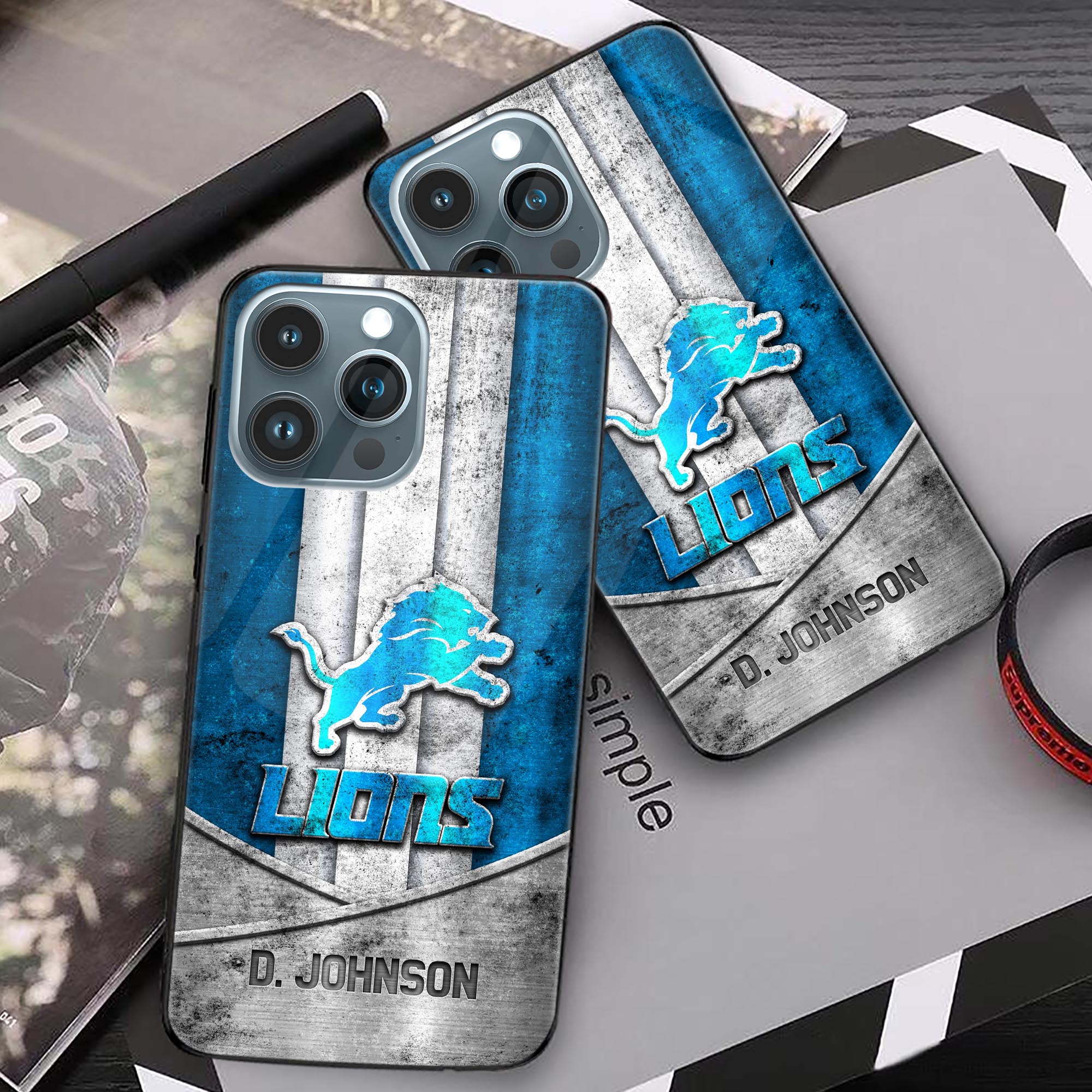 Alternative view of Detroit Lions Phonecase Personalized Your Name 2024 Versions, Sport Phoncase Accessory, Sport Phonecase For Fan, Fan Gifts EHIVM-52373