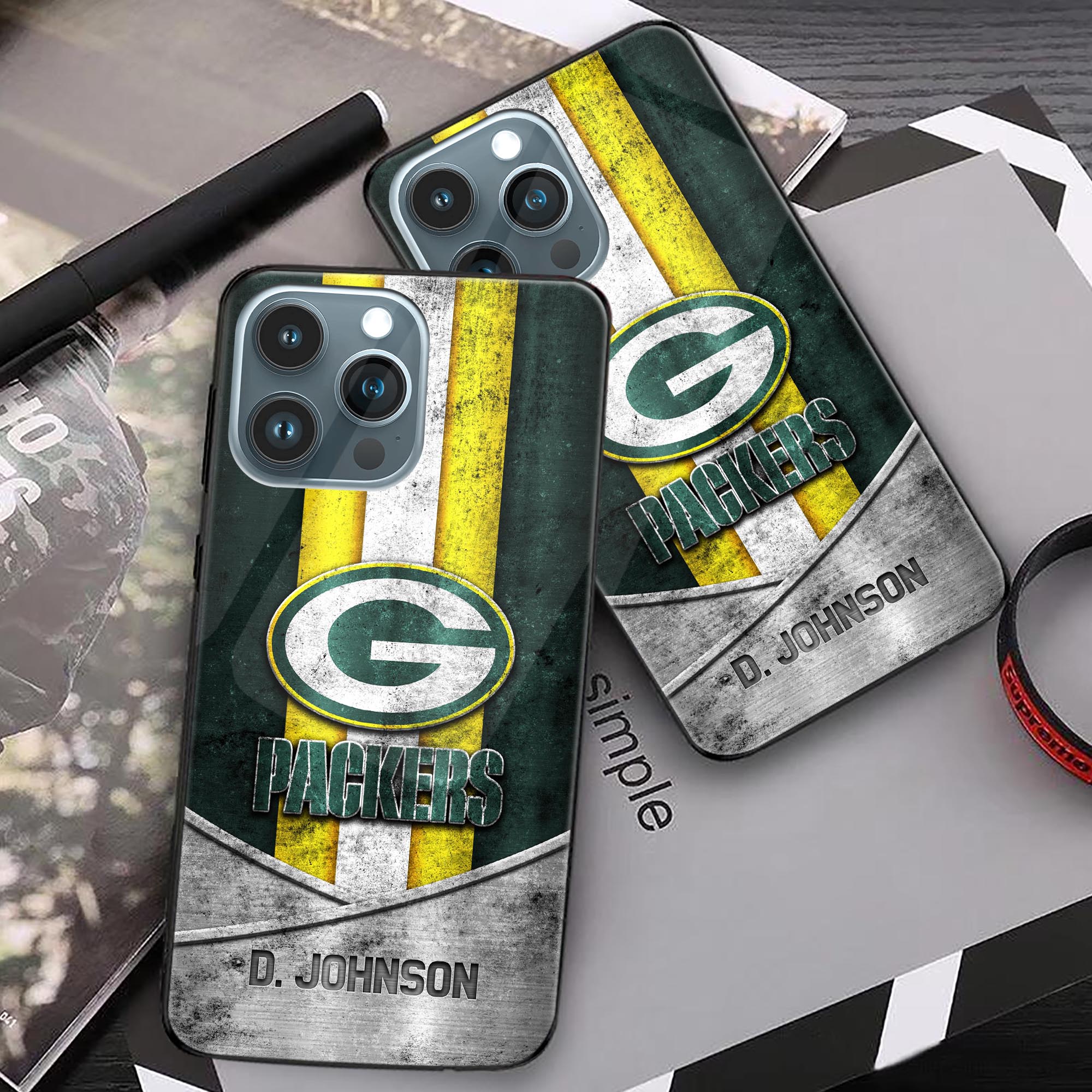 Alternative view of Green Bay Packers Phonecase Personalized Your Name 2024 Versions, Sport Phoncase Accessory, Sport Phonecase For Fan, Fan Gifts EHIVM-52373
