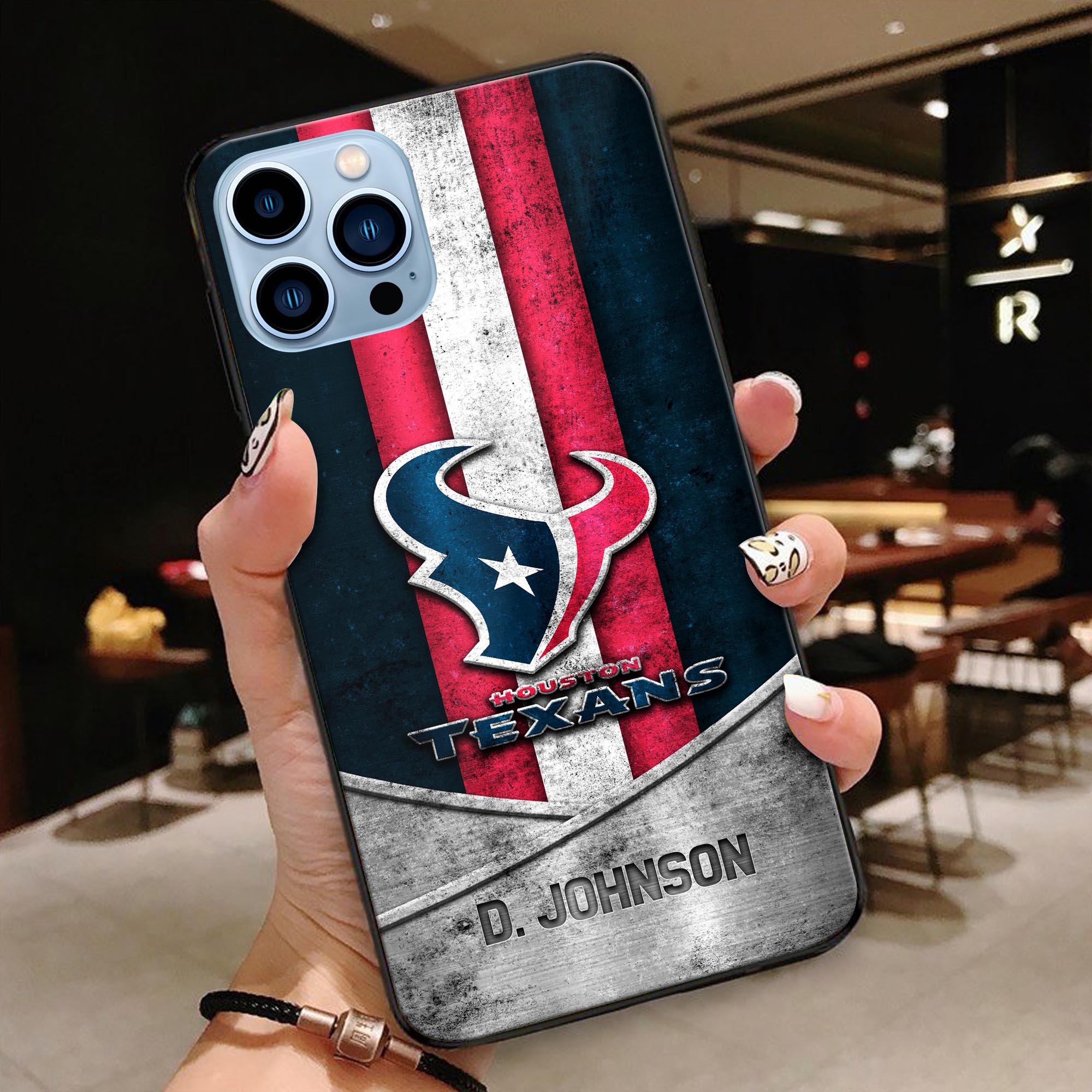Houston Texans Phonecase Personalized Your Name 2024 Versions, Sport Phoncase Accessory, Sport Phonecase For Fan, Fan Gifts EHIVM-52373
