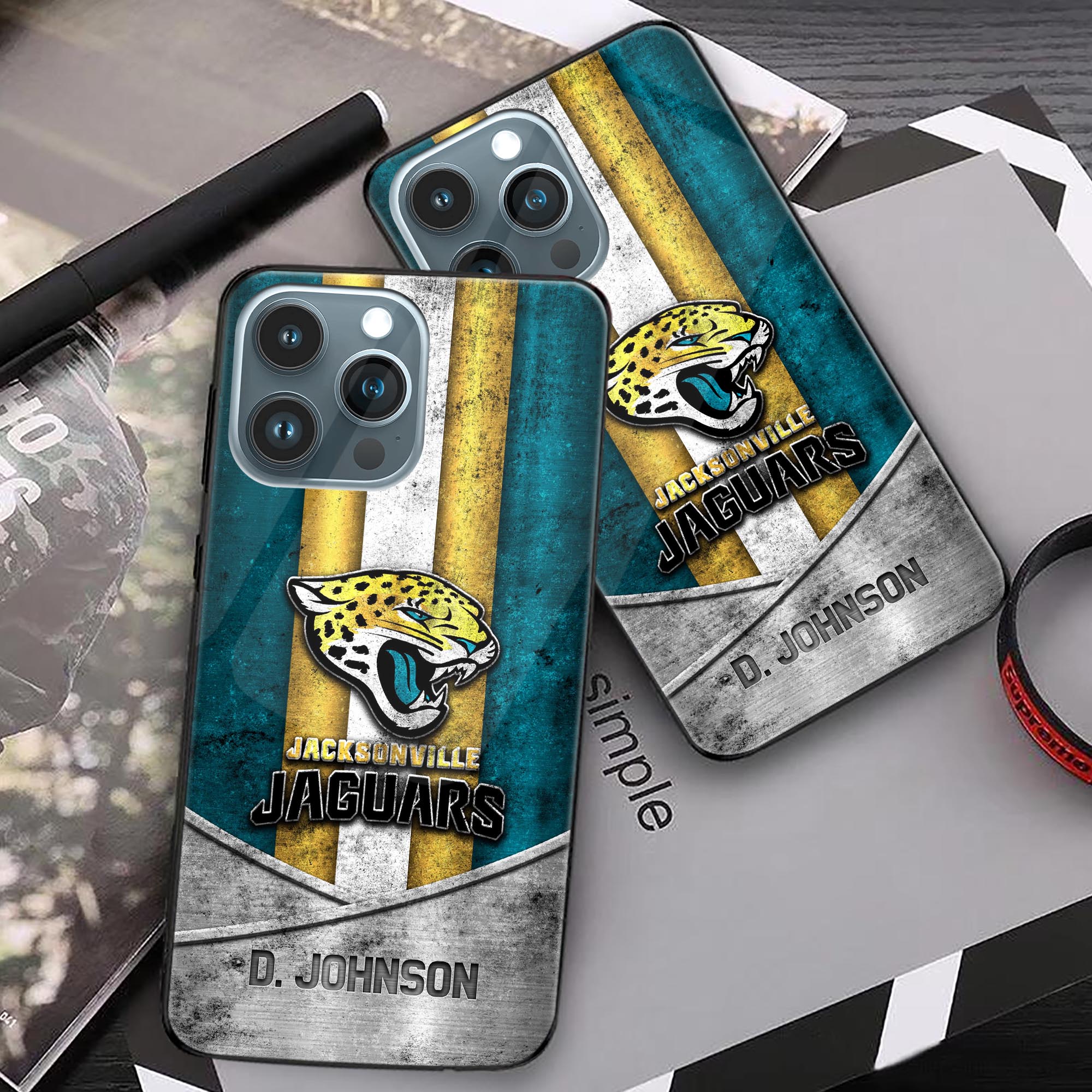 Alternative view of Jacksonville Jaguars Phonecase Personalized Your Name 2024 Versions, Sport Phoncase Accessory, Sport Phonecase For Fan, Fan Gifts EHIVM-52373