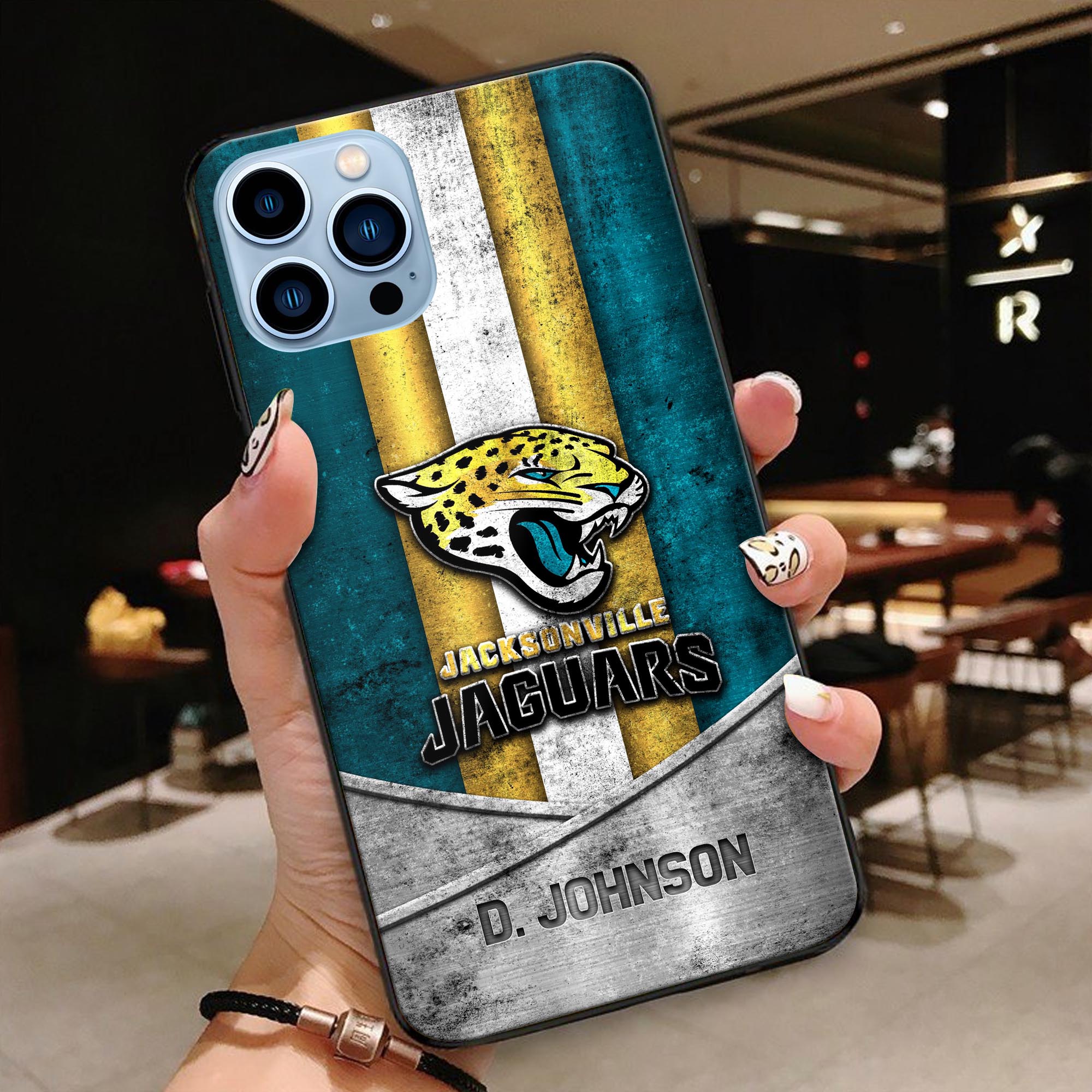 Jacksonville Jaguars Phonecase Personalized Your Name 2024 Versions, Sport Phoncase Accessory, Sport Phonecase For Fan, Fan Gifts EHIVM-52373