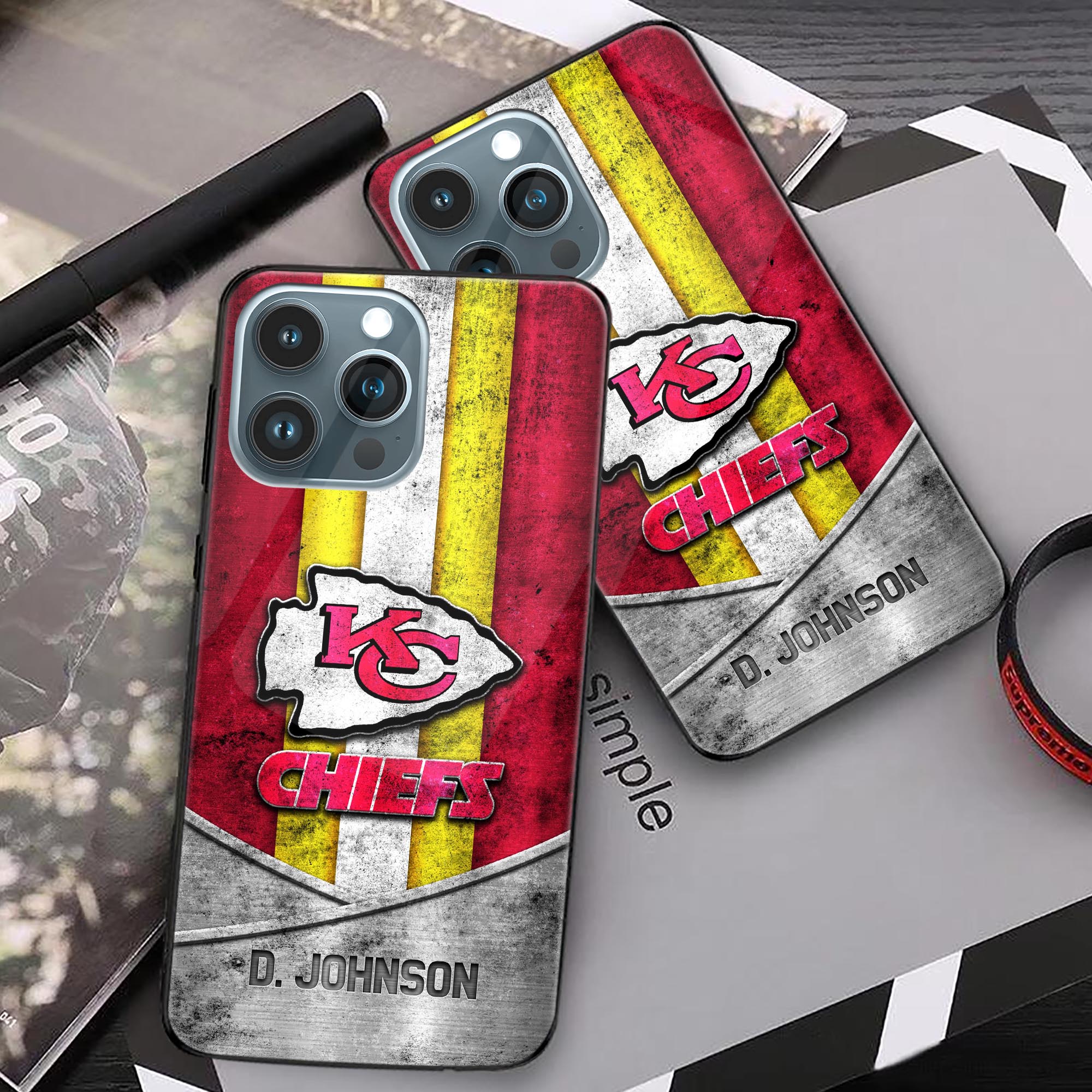 Alternative view of Kansas City Chiefs Phonecase Personalized Your Name 2024 Versions, Sport Phoncase Accessory, Sport Phonecase For Fan, Fan Gifts EHIVM-52373