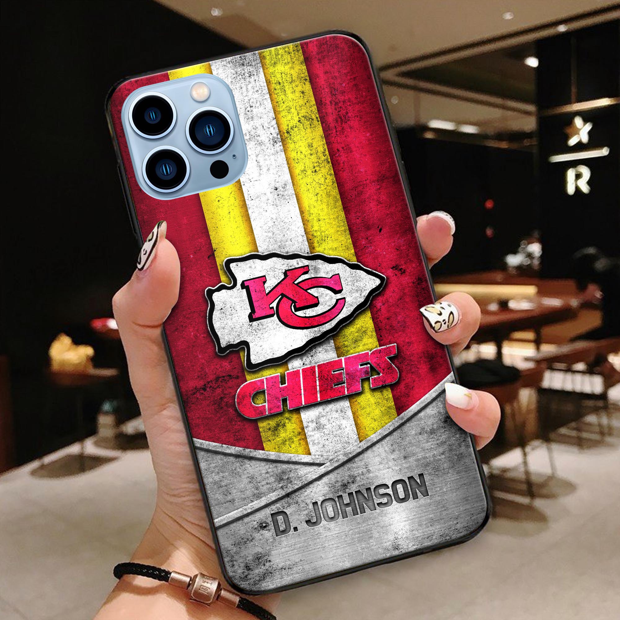 Kansas City Chiefs Phonecase Personalized Your Name 2024 Versions, Sport Phoncase Accessory, Sport Phonecase For Fan, Fan Gifts EHIVM-52373