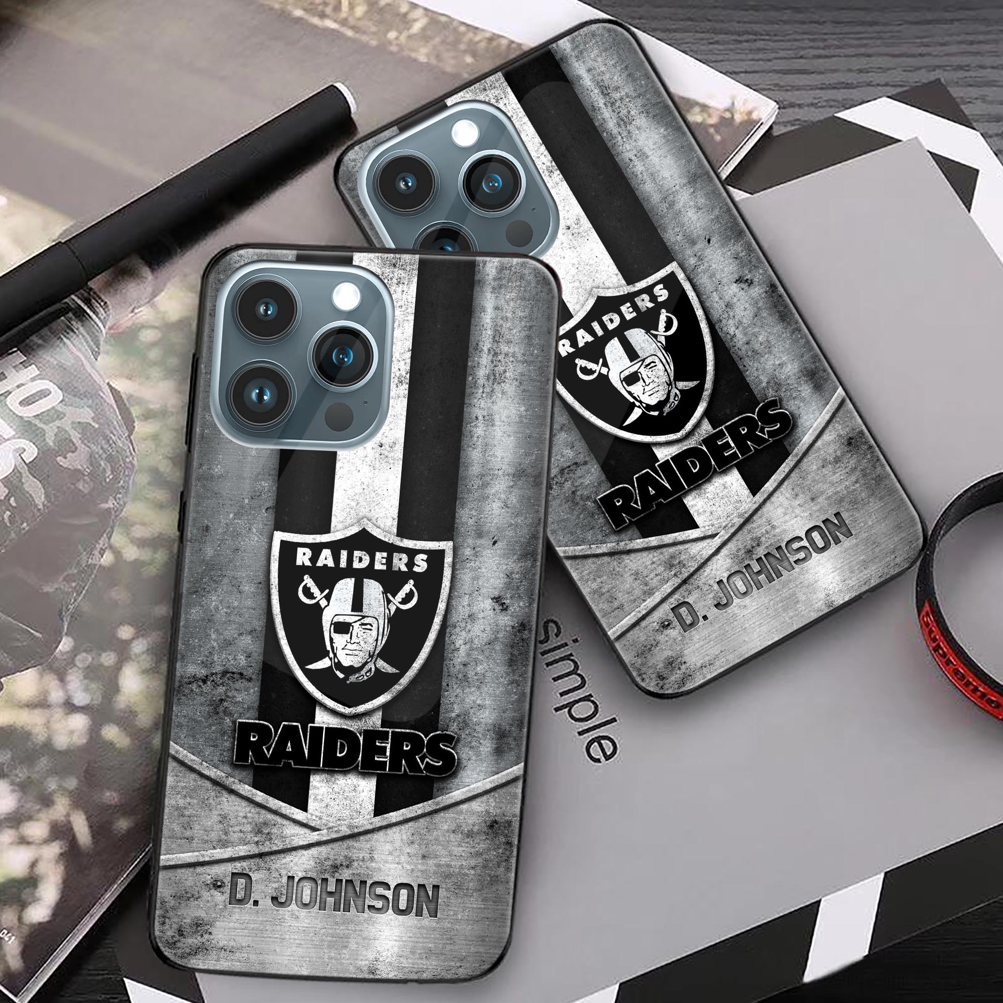 Alternative view of Las Vegas Raiders Phonecase Personalized Your Name 2024 Versions, Sport Phoncase Accessory, Sport Phonecase For Fan, Fan Gifts EHIVM-52373