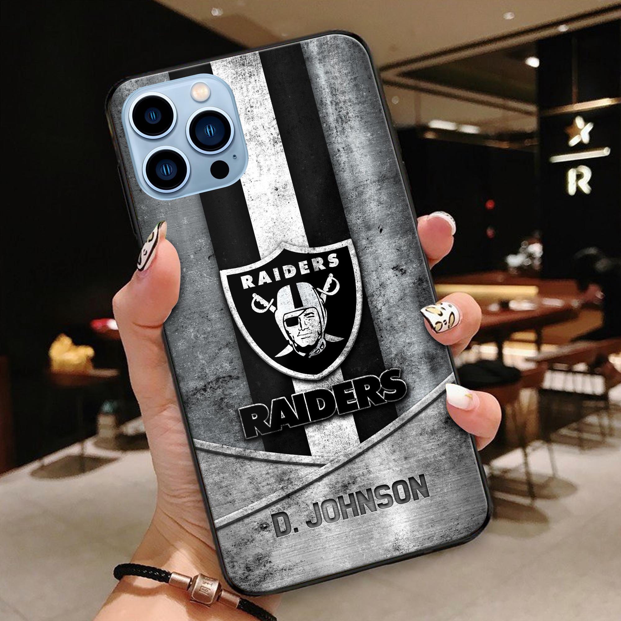Las Vegas Raiders Phonecase Personalized Your Name 2024 Versions, Sport Phoncase Accessory, Sport Phonecase For Fan, Fan Gifts EHIVM-52373