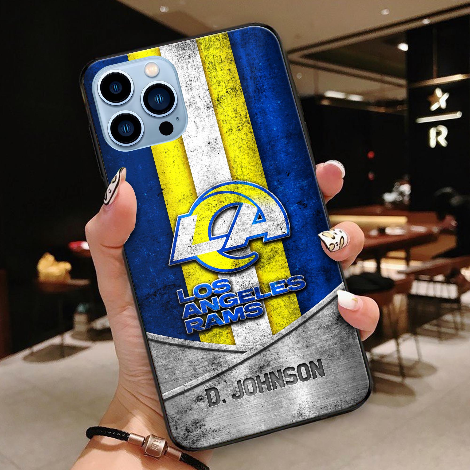 Los Angeles Rams Phonecase Personalized Your Name 2024 Versions, Sport Phoncase Accessory, Sport Phonecase For Fan, Fan Gifts EHIVM-52373