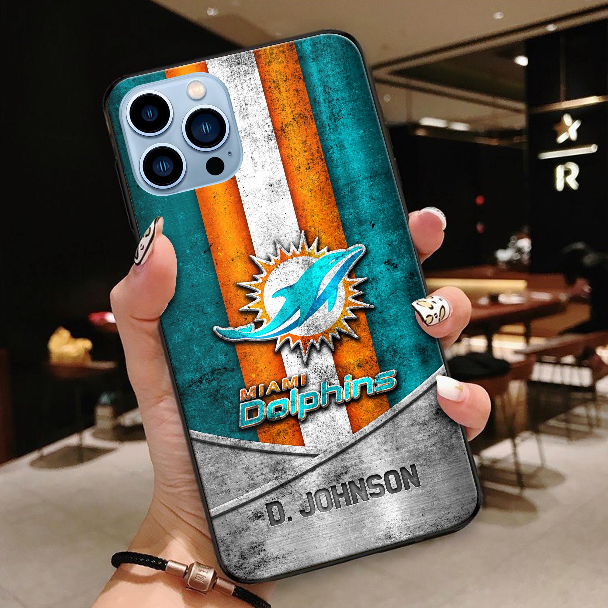 Miami Dolphins Phonecase Personalized Your Name 2024 Versions, Sport Phoncase Accessory, Sport Phonecase For Fan, Fan Gifts EHIVM-52373