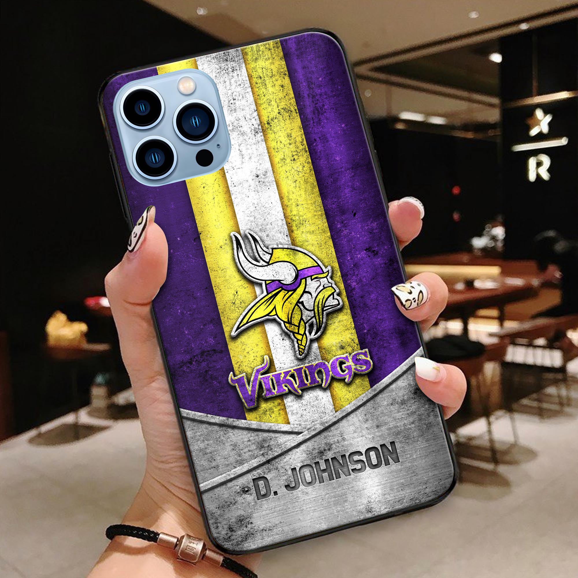 Minnesota Vikings Phonecase Personalized Your Name 2024 Versions, Sport Phoncase Accessory, Sport Phonecase For Fan, Fan Gifts EHIVM-52373