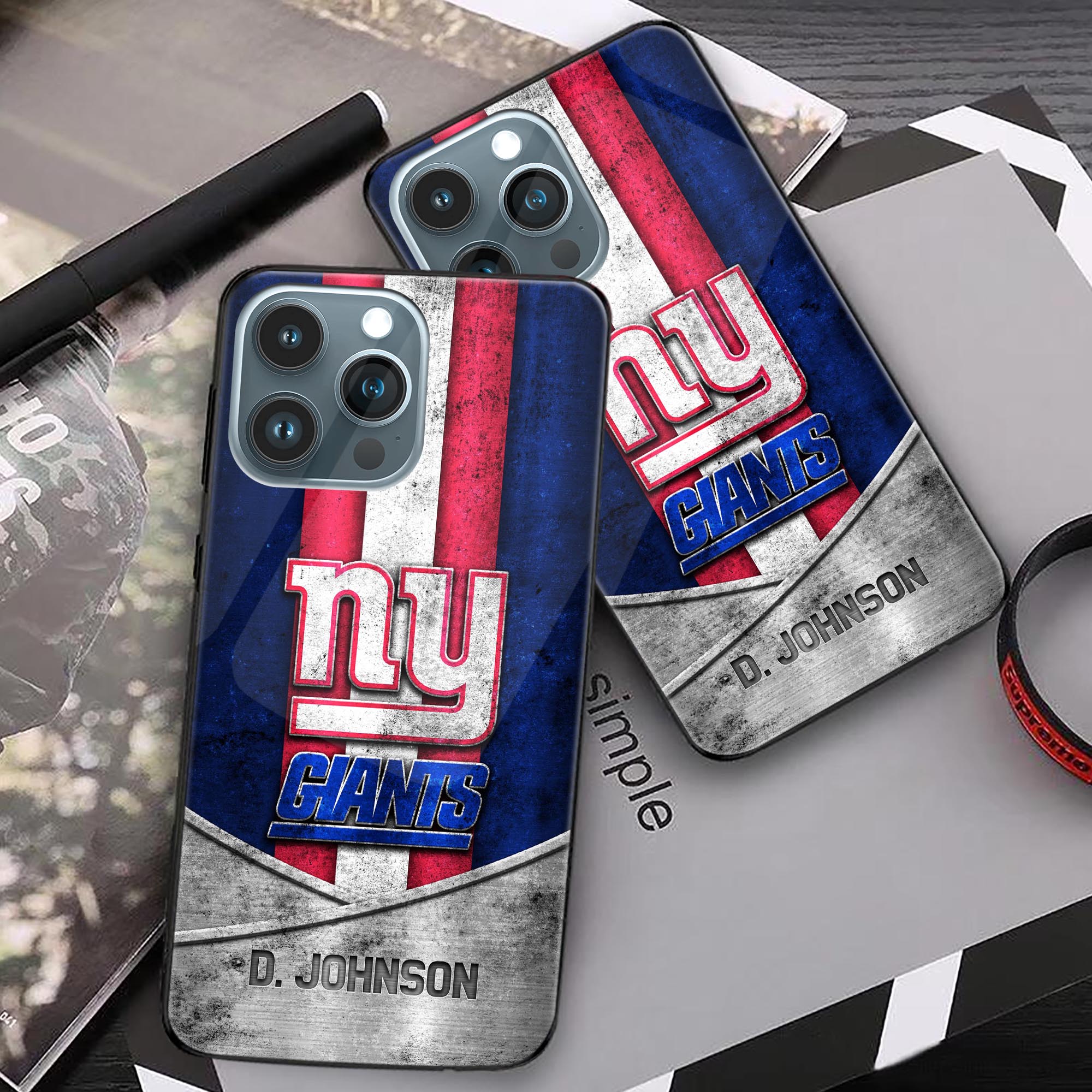 Alternative view of New York Giants Phonecase Personalized Your Name 2024 Versions, Sport Phoncase Accessory, Sport Phonecase For Fan, Fan Gifts EHIVM-52373