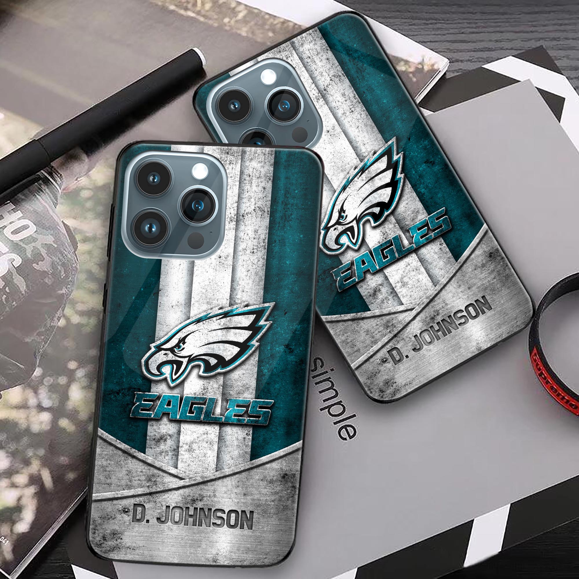 Alternative view of Philadelphia Eagles Phonecase Personalized Your Name 2024 Versions, Sport Phoncase Accessory, Sport Phonecase For Fan, Fan Gifts EHIVM-52373