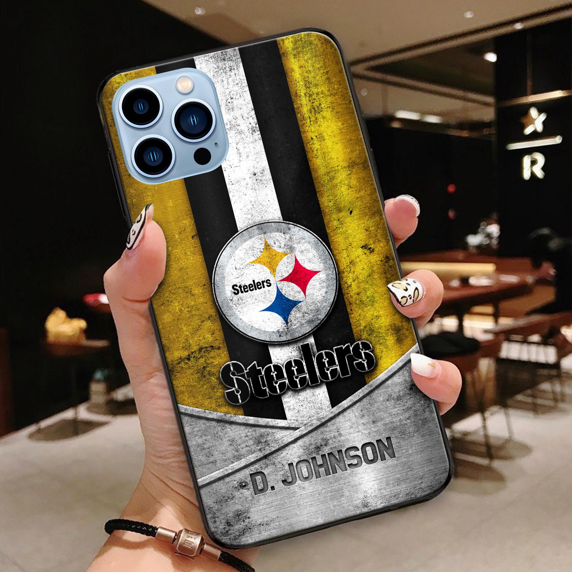 Pittsburgh Steelers Phonecase Personalized Your Name 2024 Versions, Sport Phoncase Accessory, Sport Phonecase For Fan, Fan Gifts EHIVM-52373