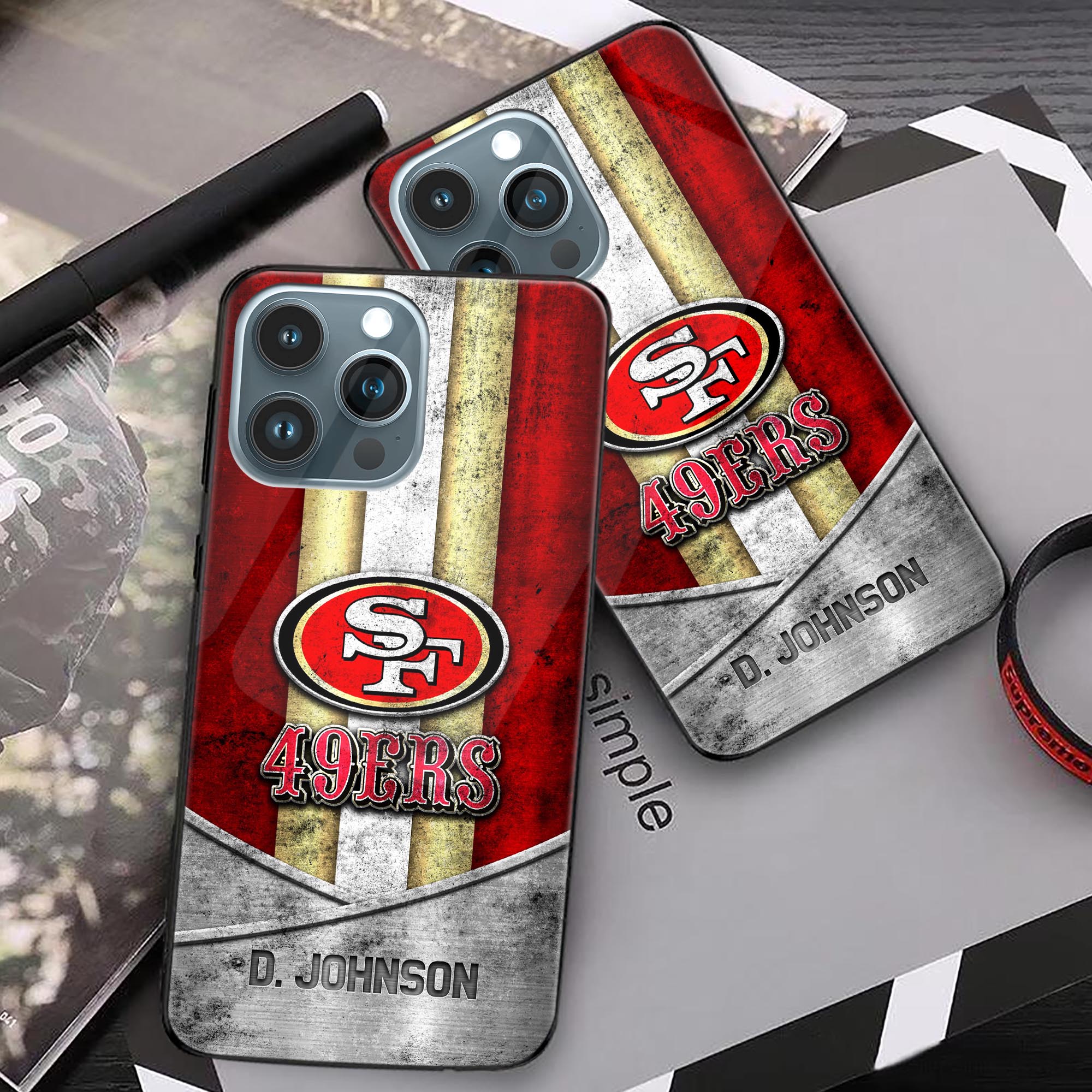 Alternative view of San Francisco 49ers Phonecase Personalized Your Name 2024 Versions, Sport Phoncase Accessory, Sport Phonecase For Fan, Fan Gifts EHIVM-52373