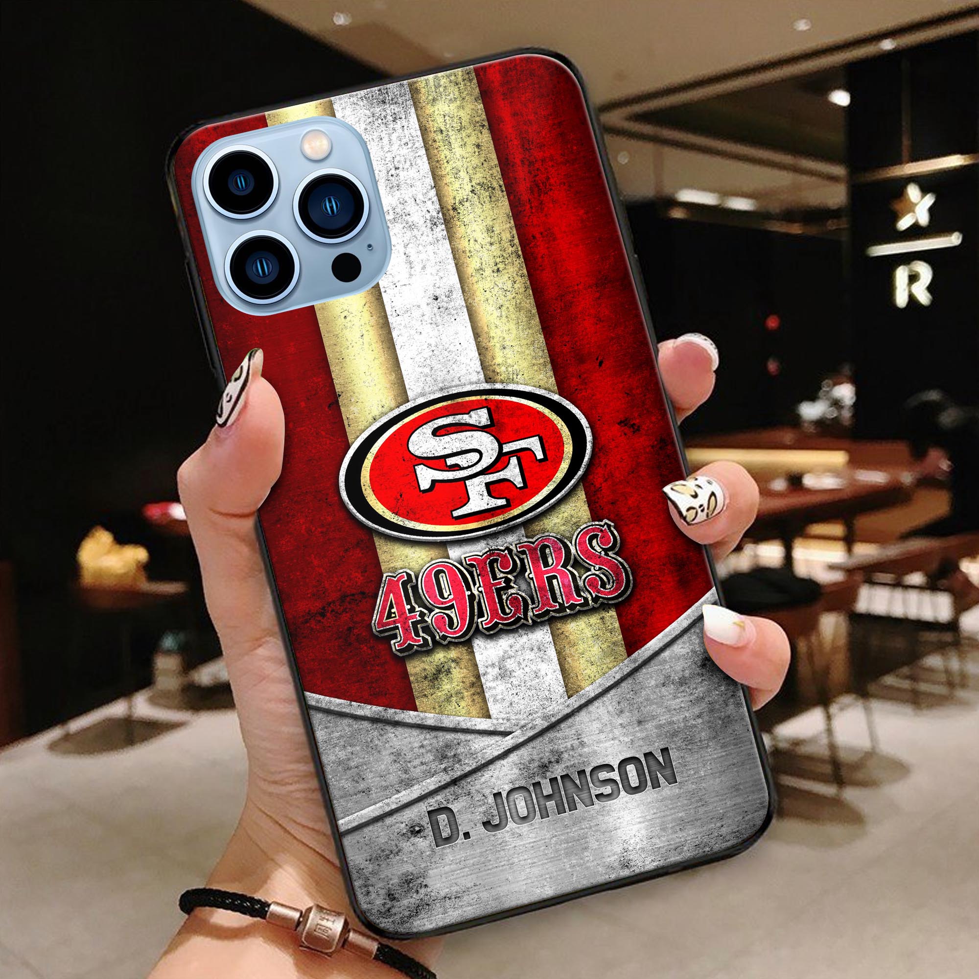 San Francisco 49ers Phonecase Personalized Your Name 2024 Versions, Sport Phoncase Accessory, Sport Phonecase For Fan, Fan Gifts EHIVM-52373