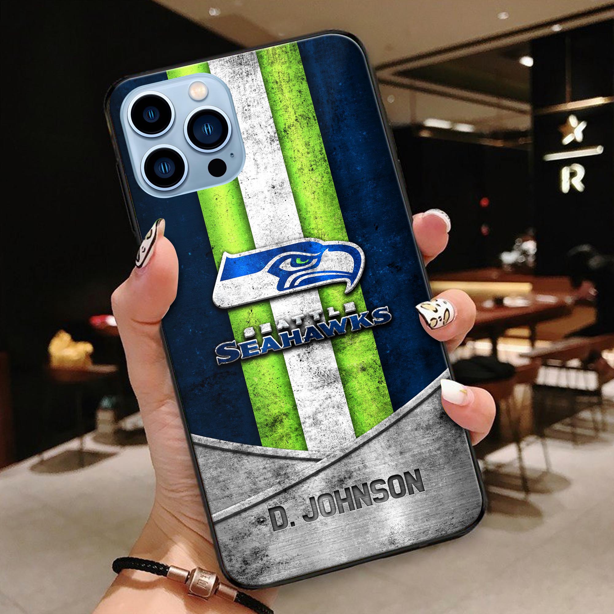 Seattle Seahawks Phonecase Personalized Your Name 2024 Versions, Sport Phoncase Accessory, Sport Phonecase For Fan, Fan Gifts EHIVM-52373